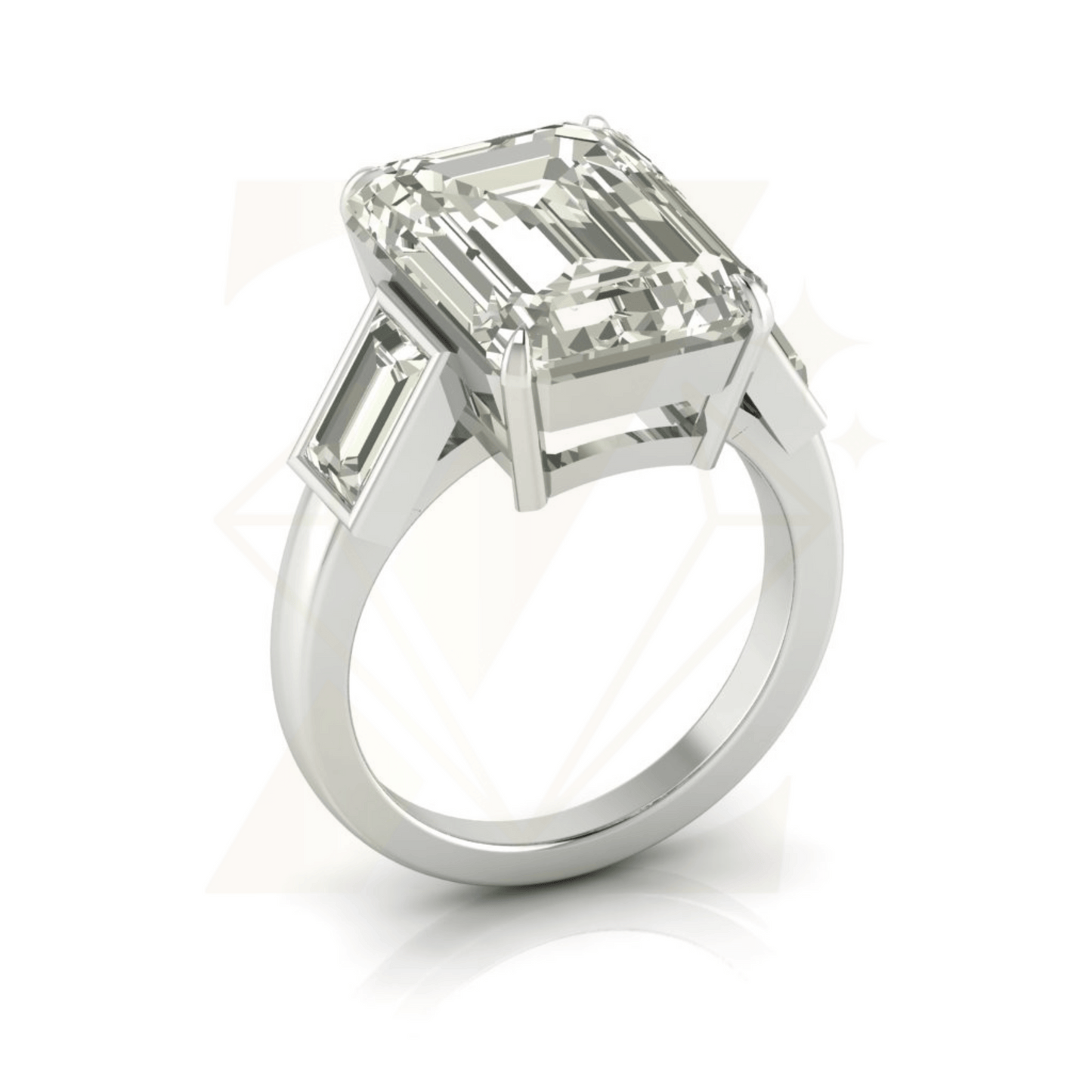 3.50 CTW Cushion Shape Ring - Zuvelio.com