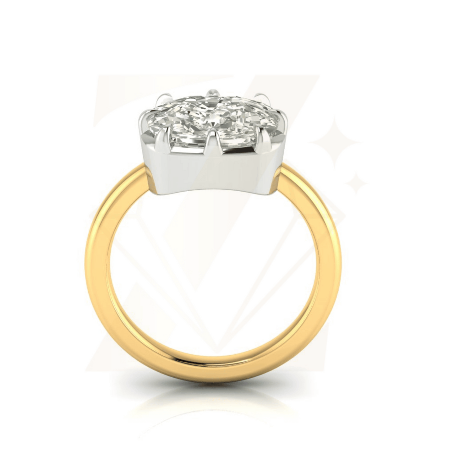 5.30 CTW Cushion Cut Ring - Zuvelio.com