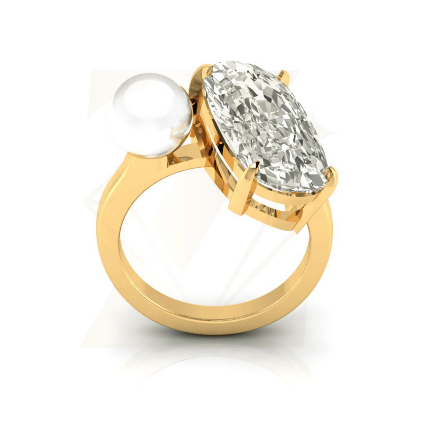 11.20 CTW Oval Cut Ring - Zuvelio.com
