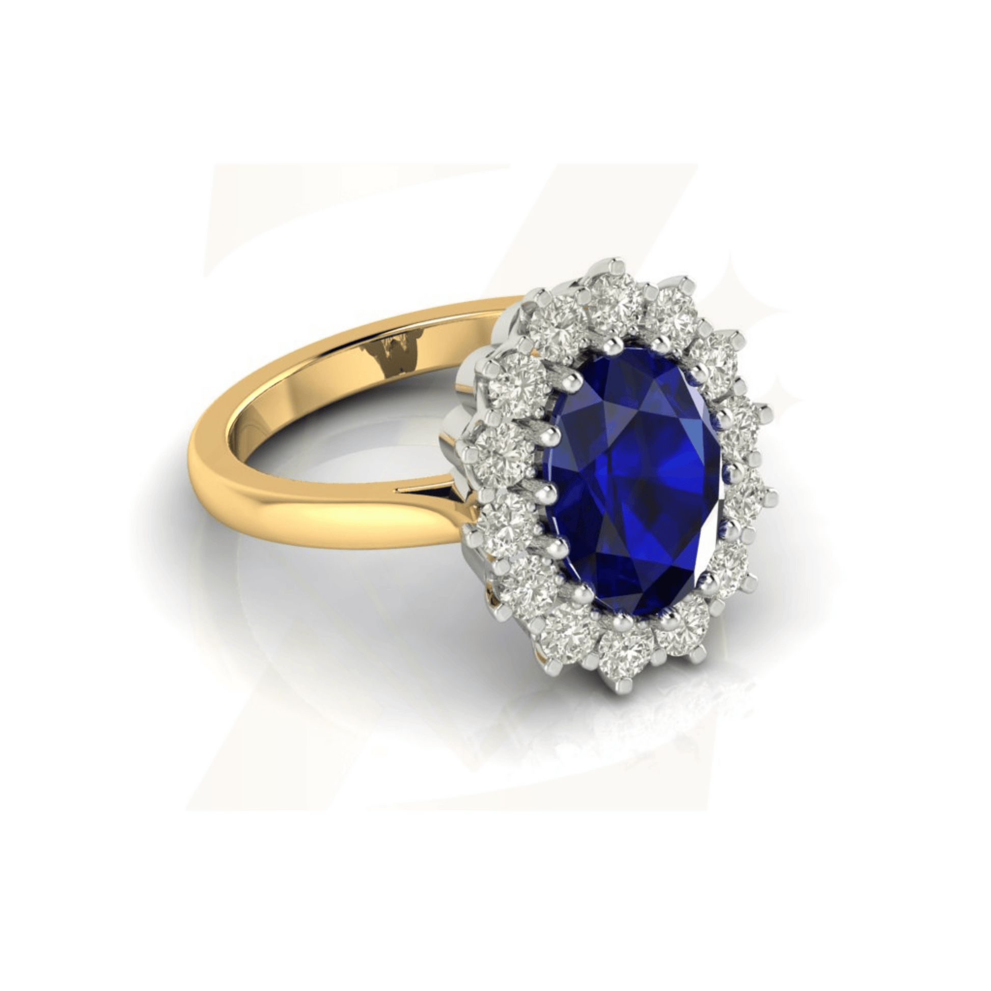 3.50 CTW Oval Cut Ring - Zuvelio.com