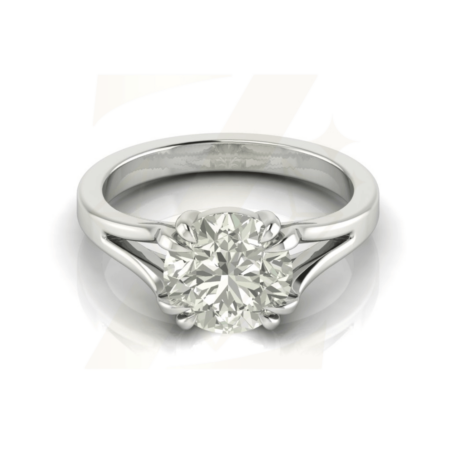 2.60 CTW Round Cut Ring - Zuvelio.com