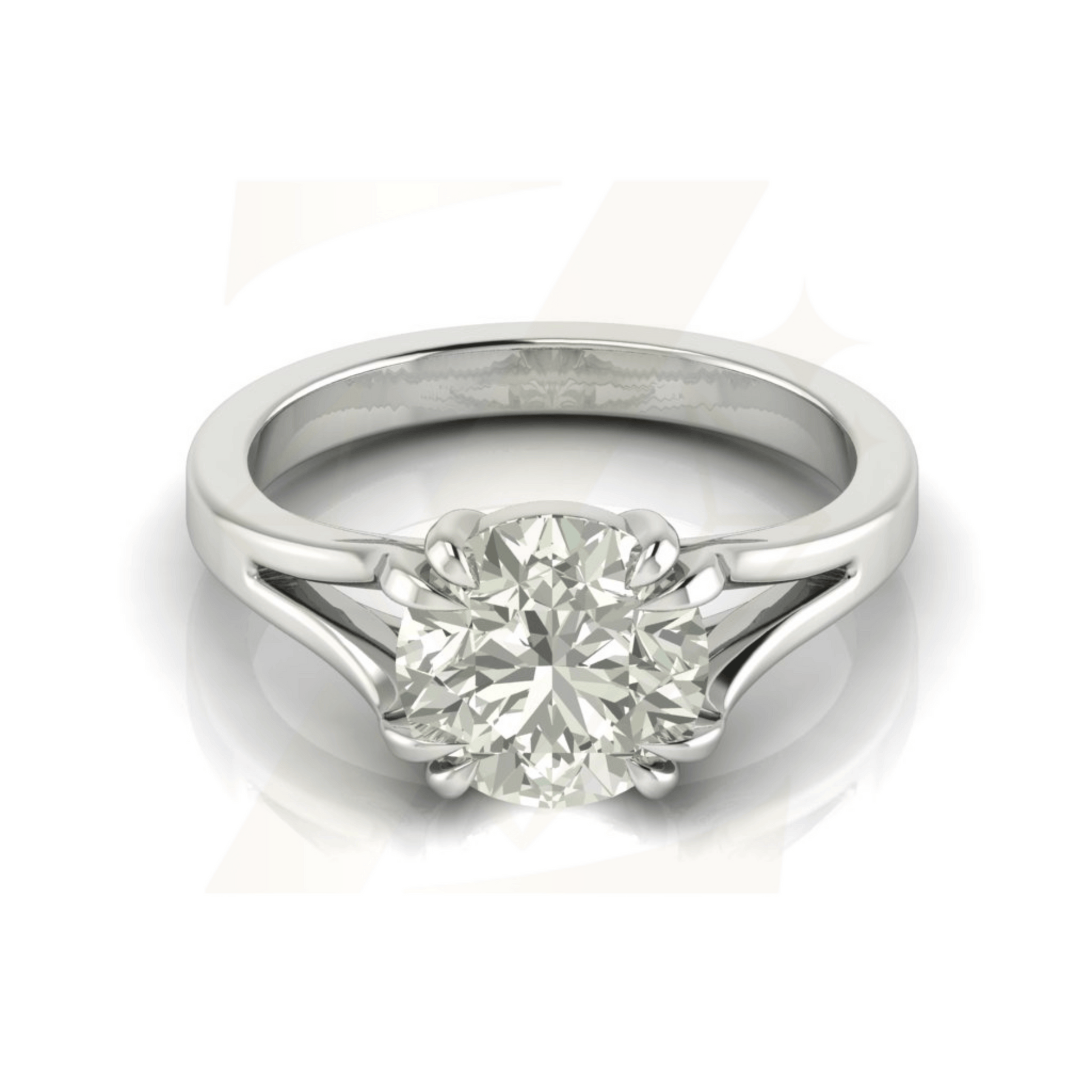 2.60 CTW Round Cut Ring - Zuvelio.com