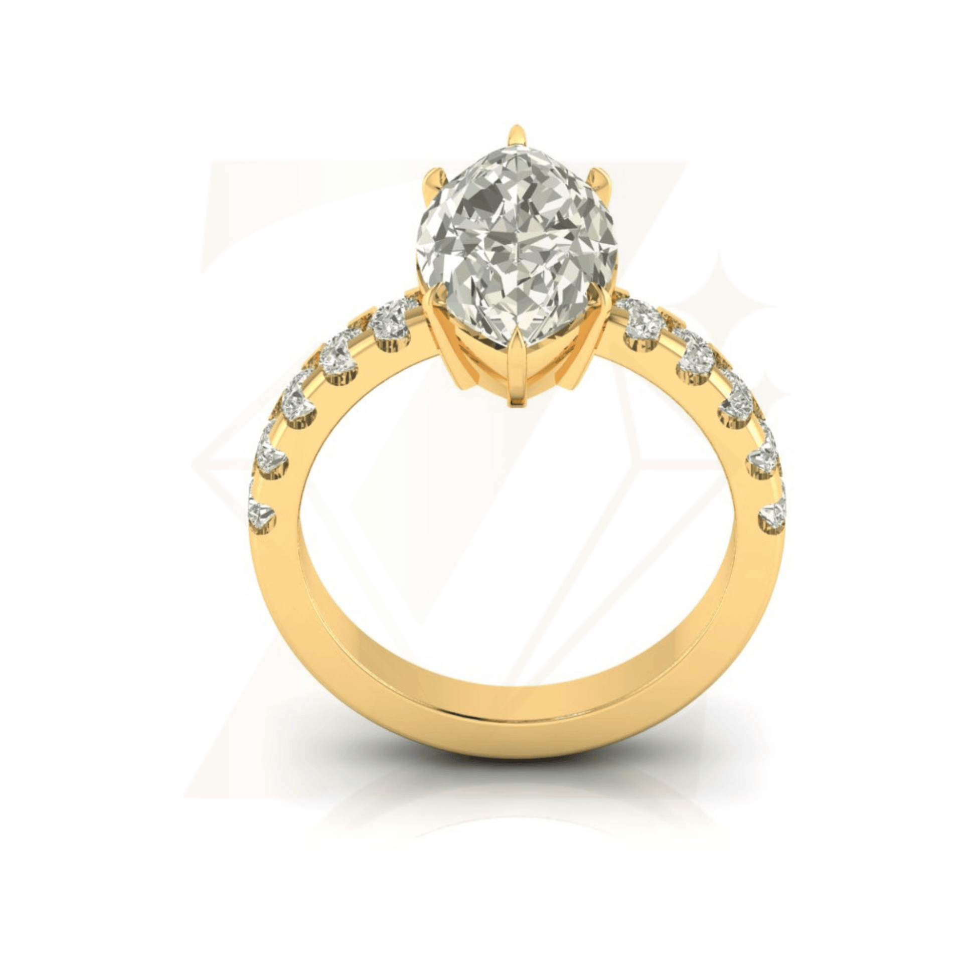 4.52 CTW Marquise Cut Ring - Zuvelio.com