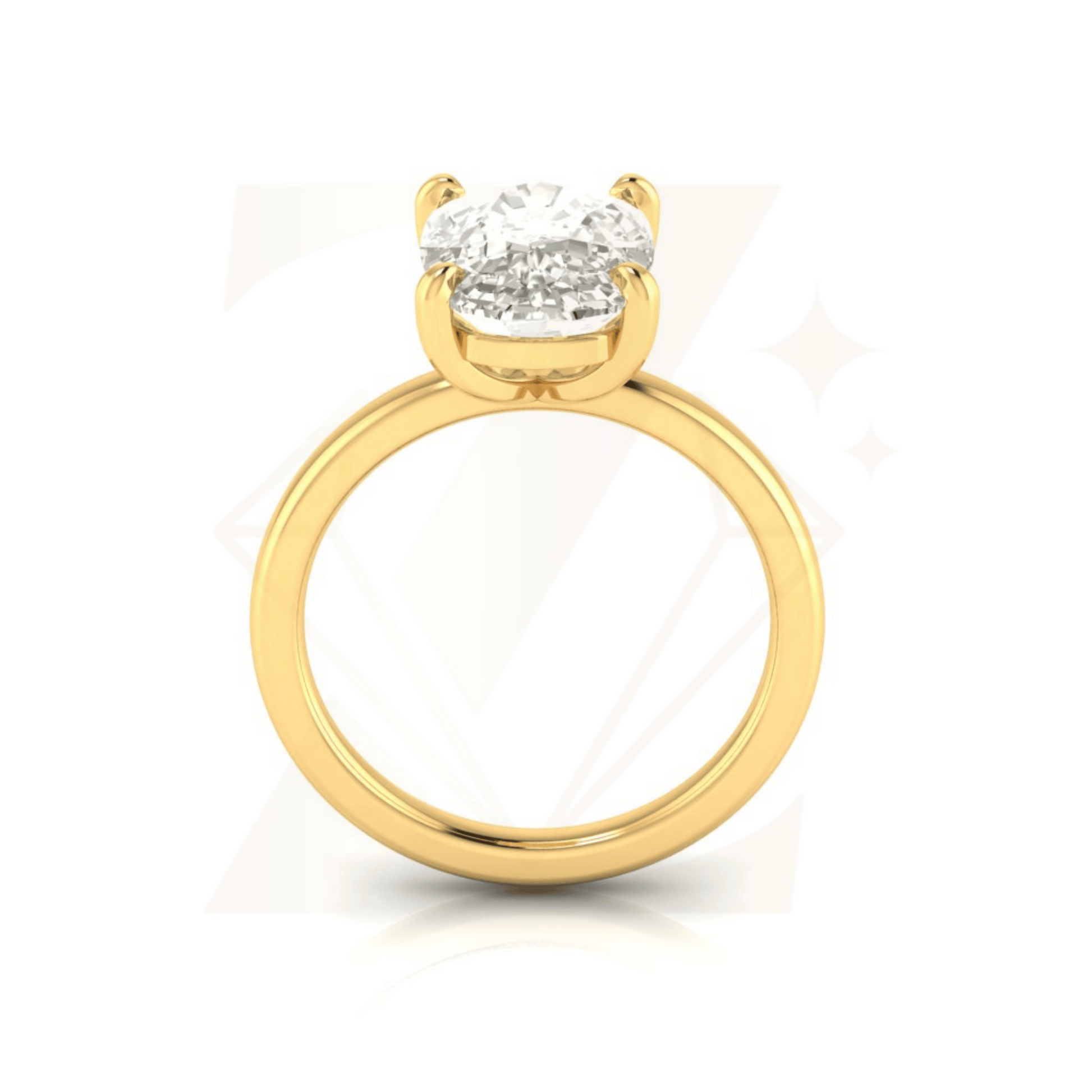 5.27 CTW Cushion Cut Ring - Zuvelio.com