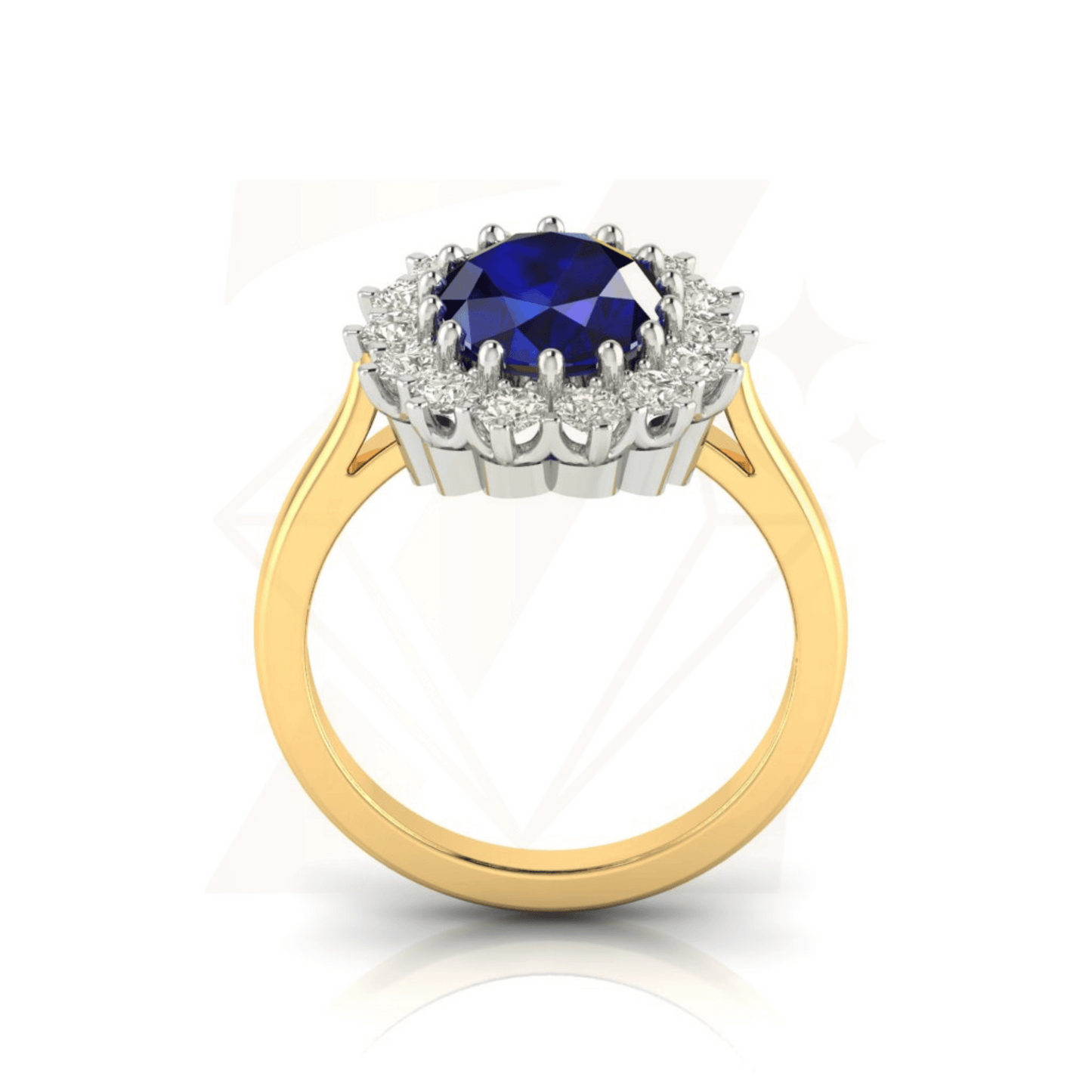3.50 CTW Oval Cut Ring - Zuvelio.com
