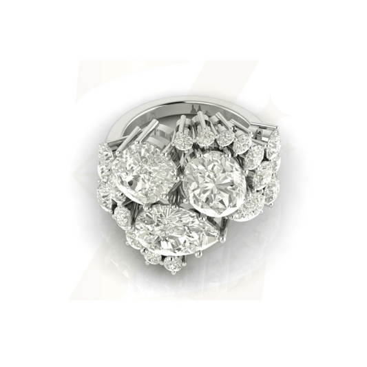 12.18 CTW Art Deco Ring - Zuvelio.com