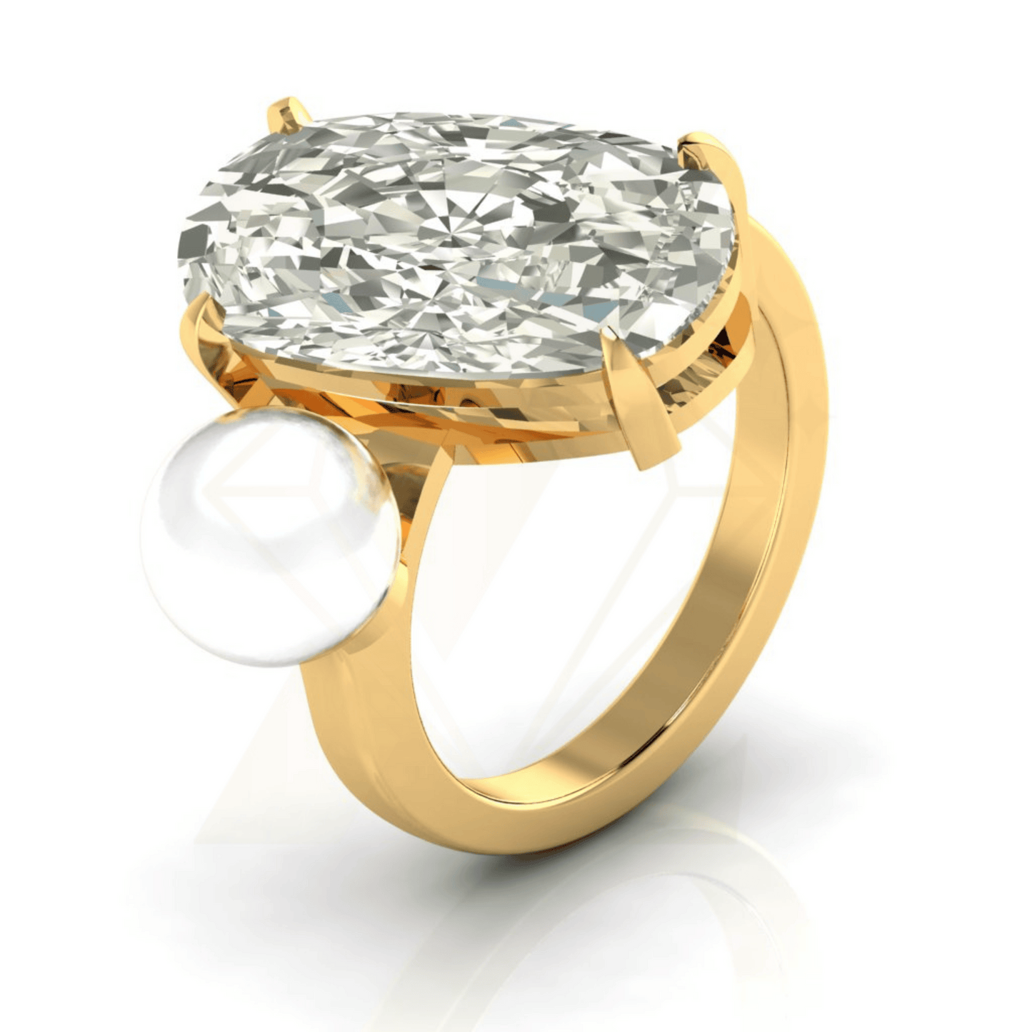 11.20 CTW Oval Cut Ring - Zuvelio.com