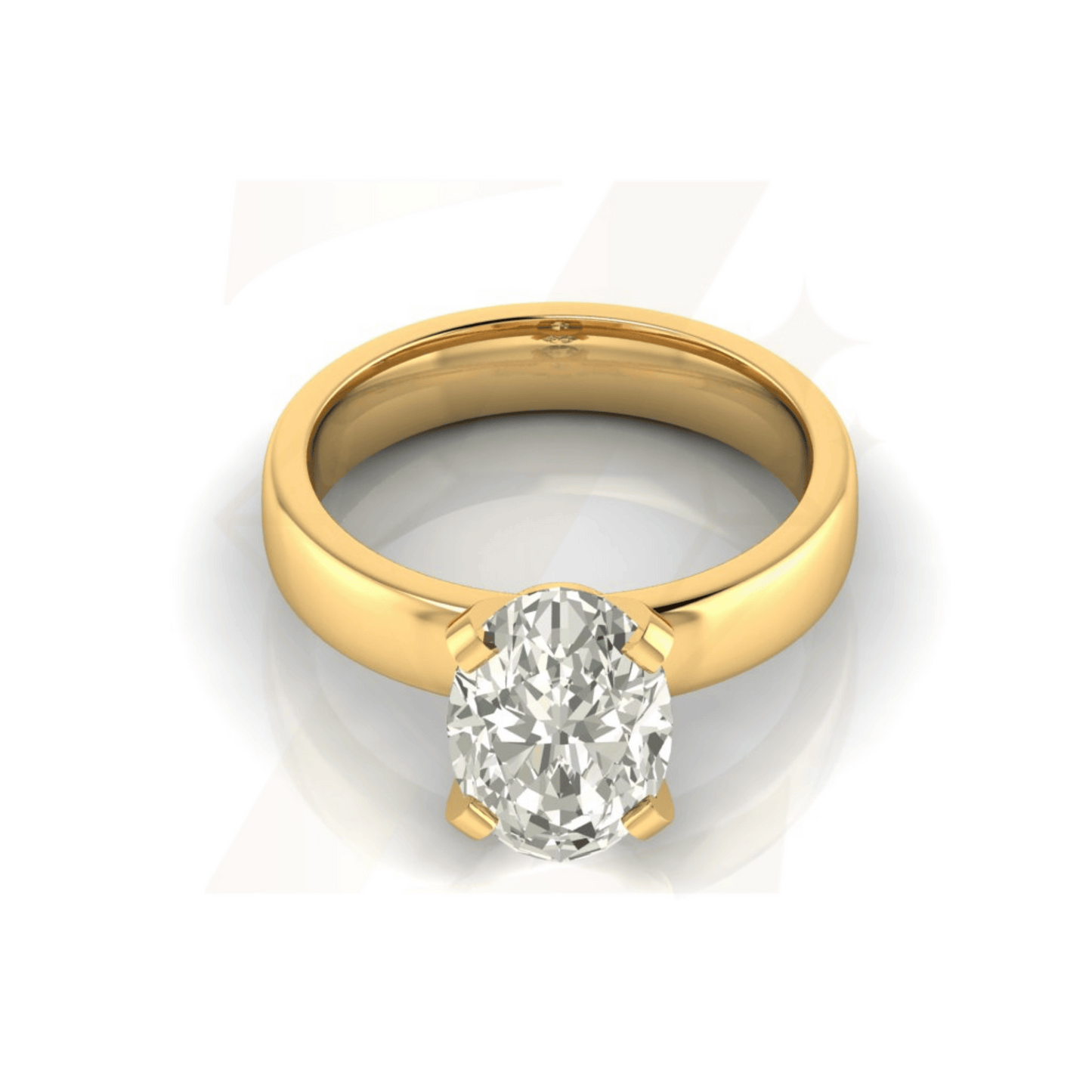 2.70 CTW Oval Cut Ring - Zuvelio.com
