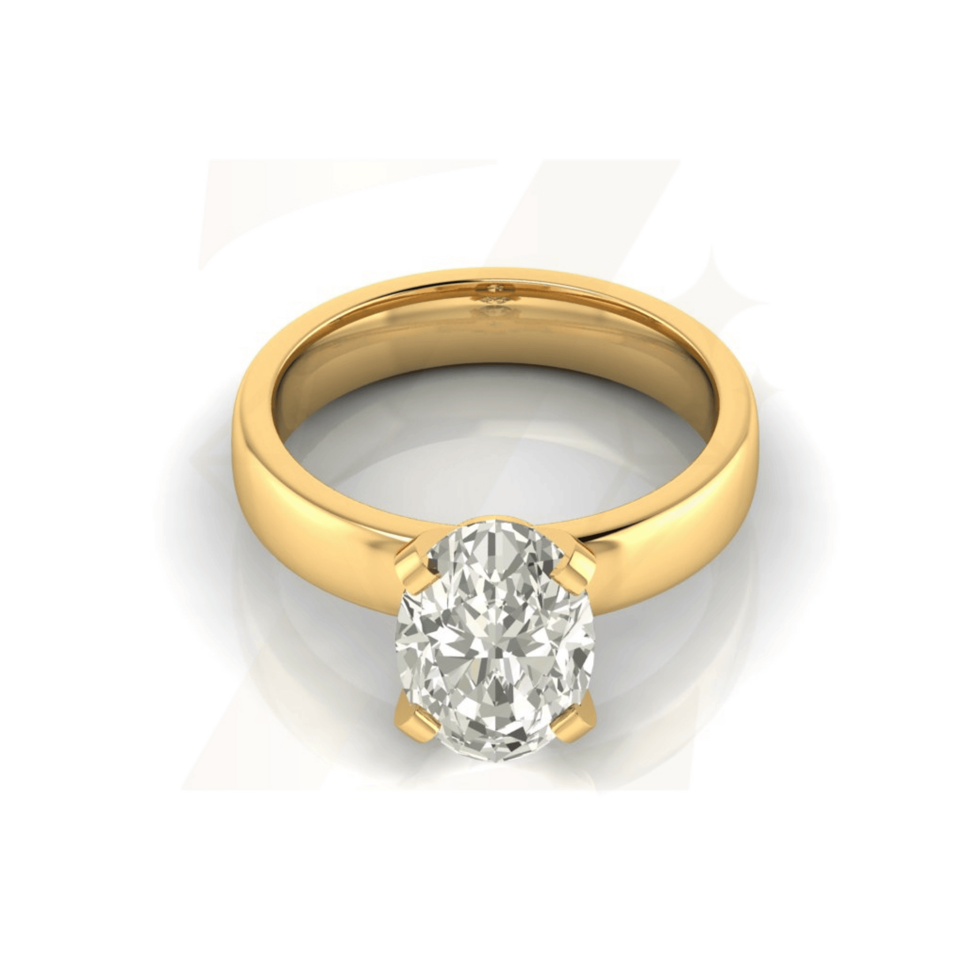 2.70 CTW Oval Cut Ring - Zuvelio.com