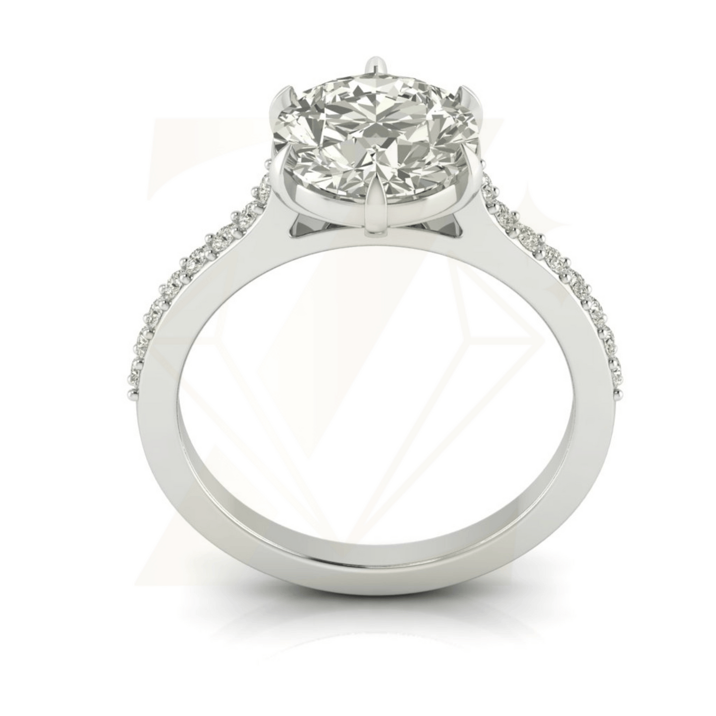 2.00 CTW Pear Cut Ring - Zuvelio.com