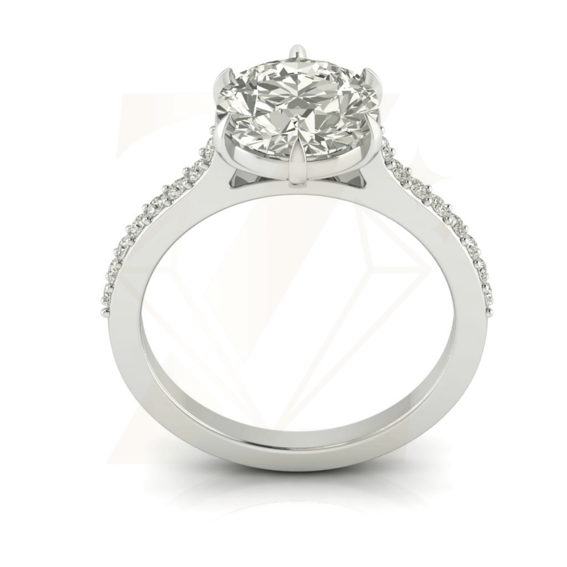2.00 CTW Pear Cut Ring - Zuvelio.com