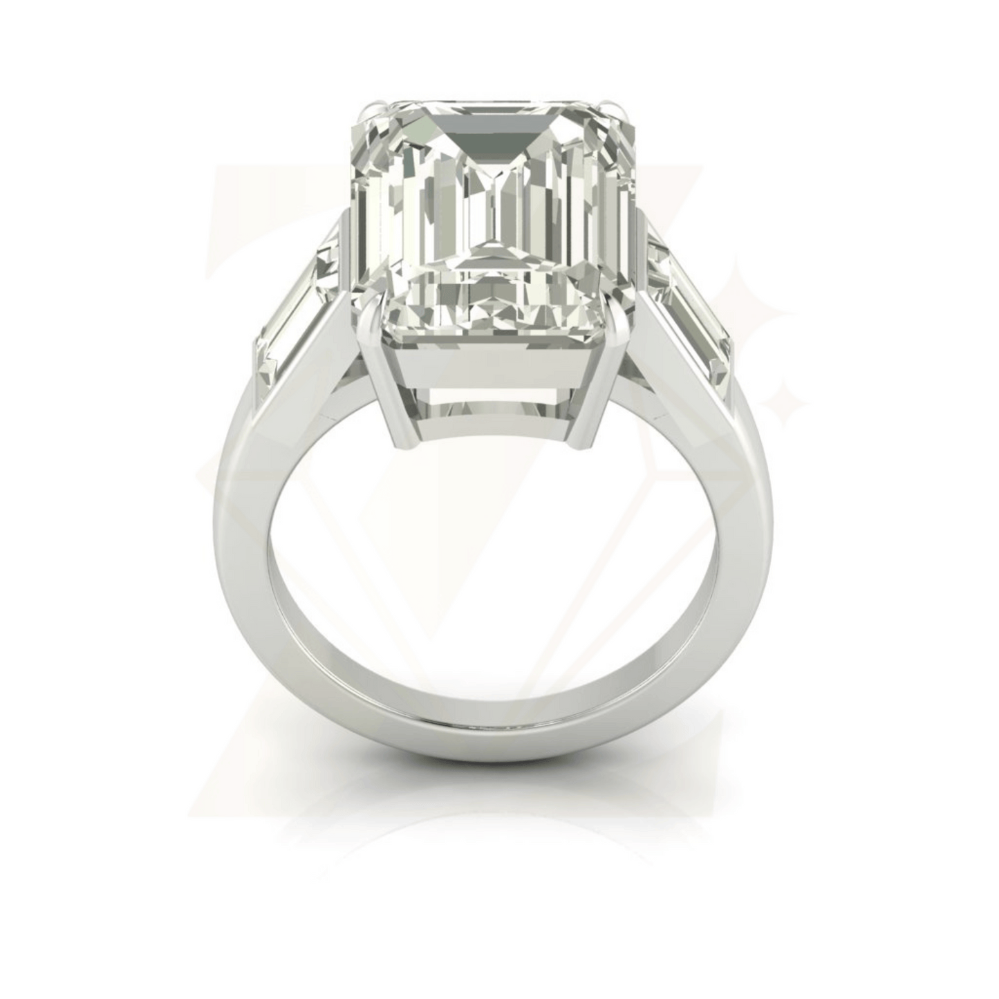 3.50 CTW Cushion Shape Ring - Zuvelio.com