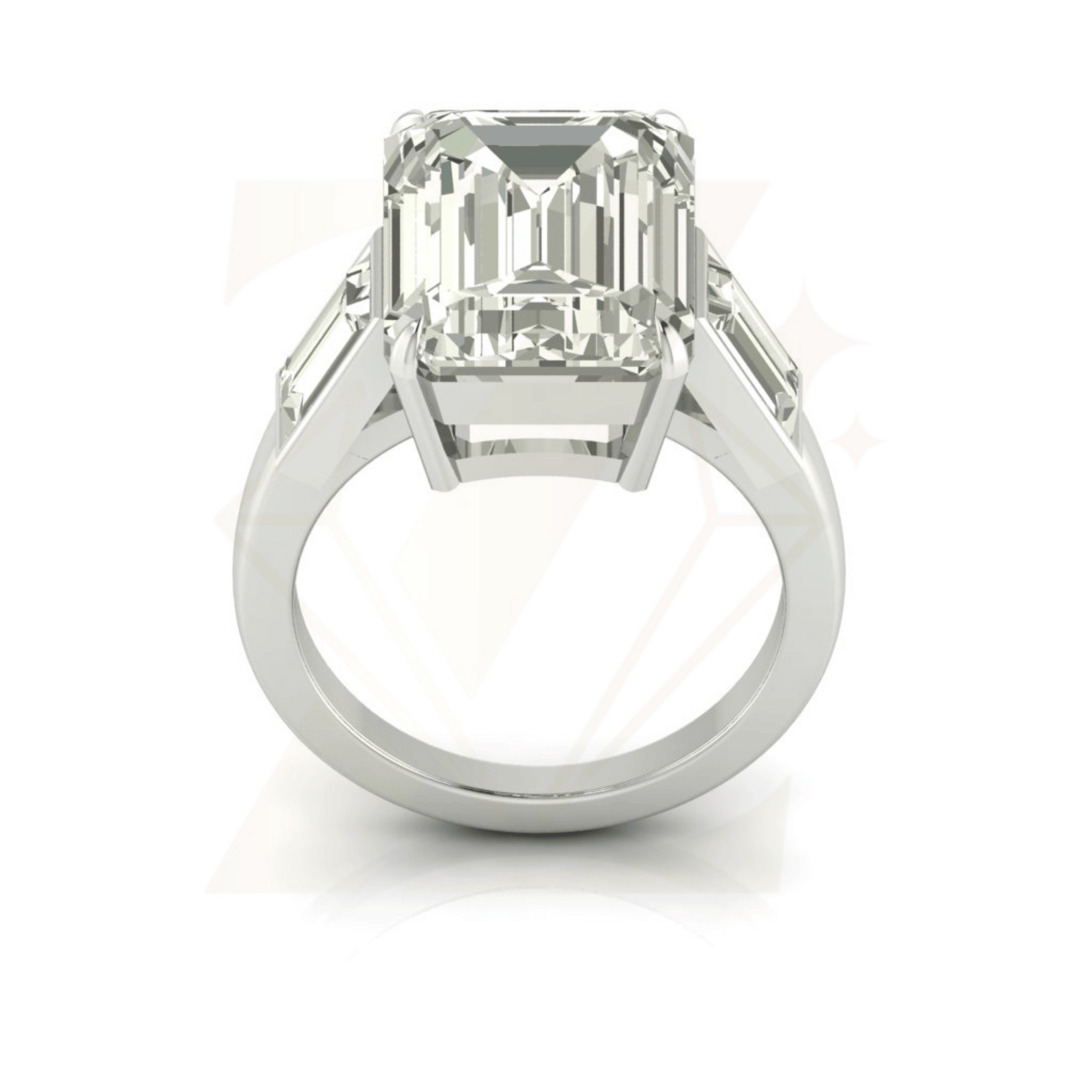 3.50 CTW Cushion Shape Ring - Zuvelio.com