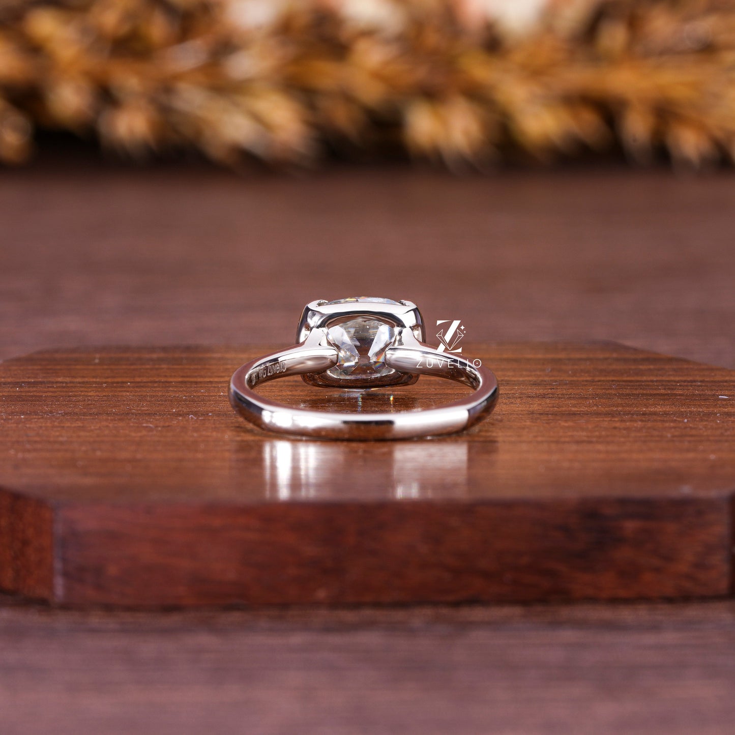 Grey Moissanite Ring - Zuvelio.com