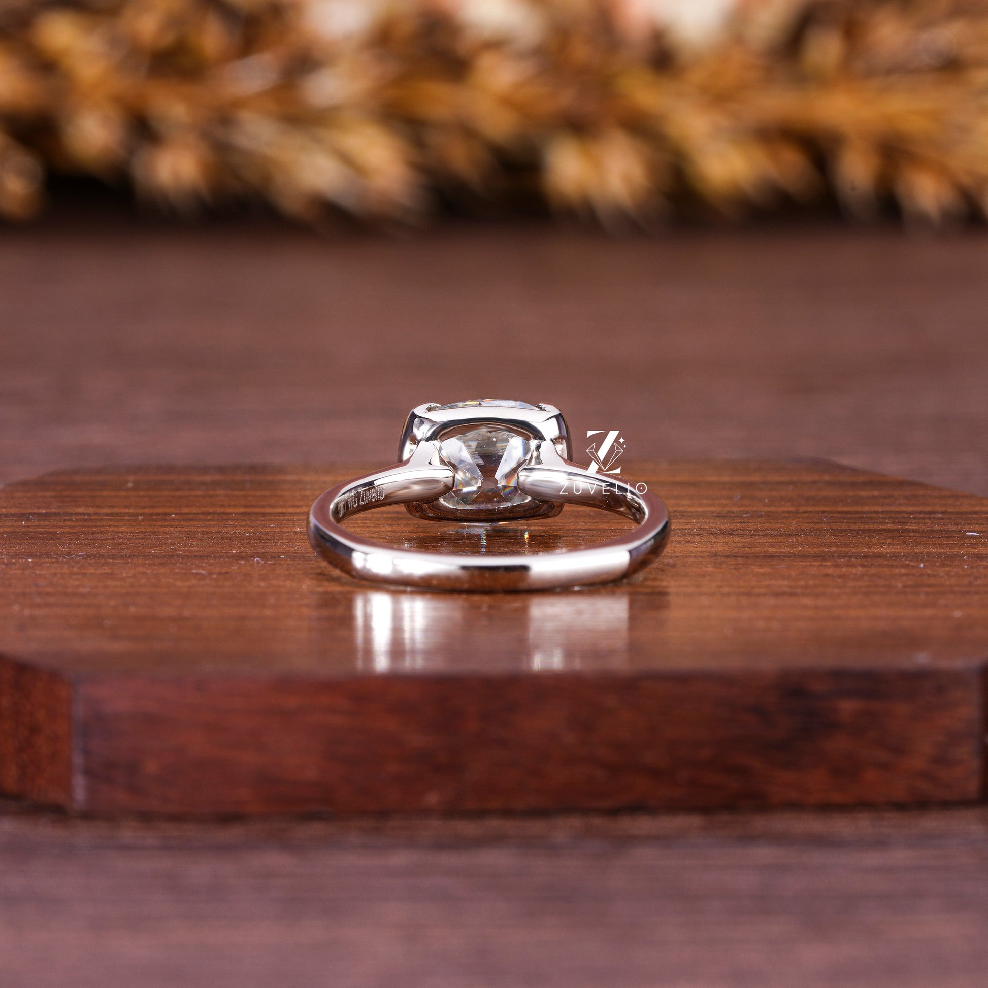 Grey Moissanite Ring - Zuvelio.com