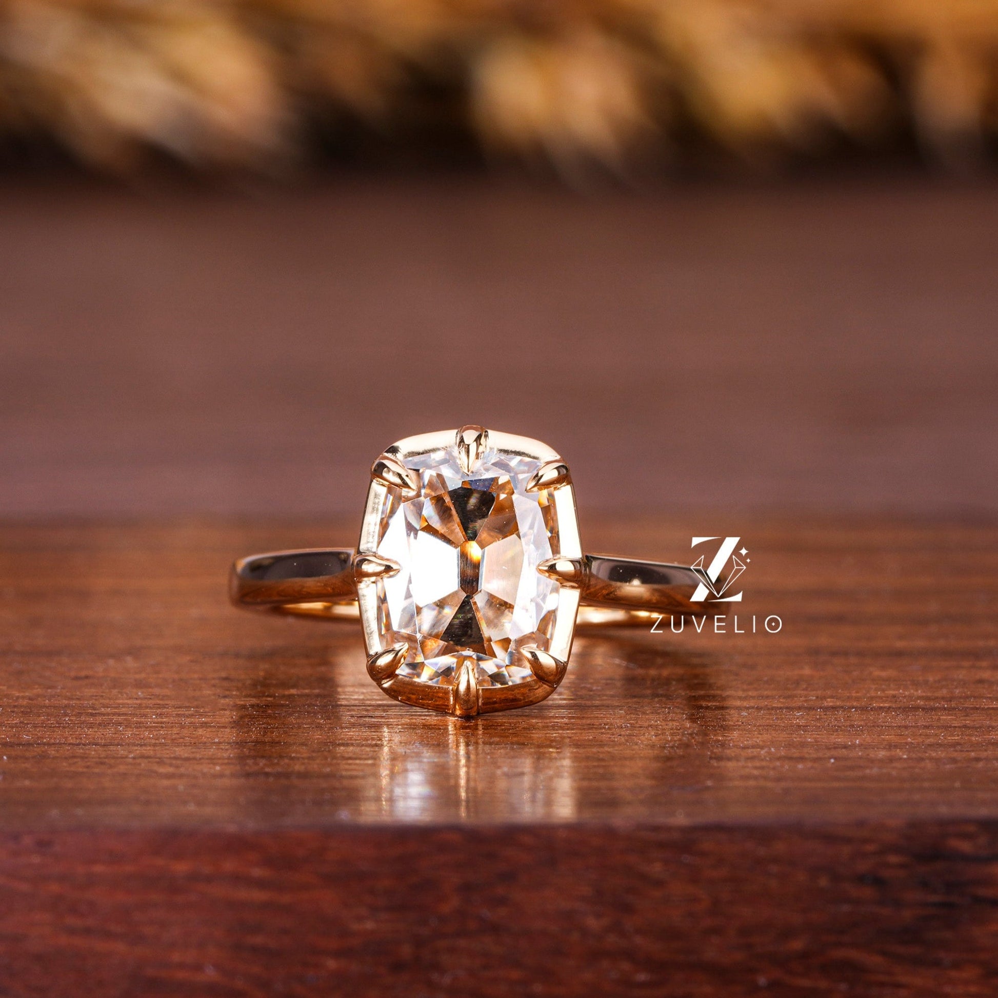 Champagne Moissanite OMC Ring - Zuvelio.com