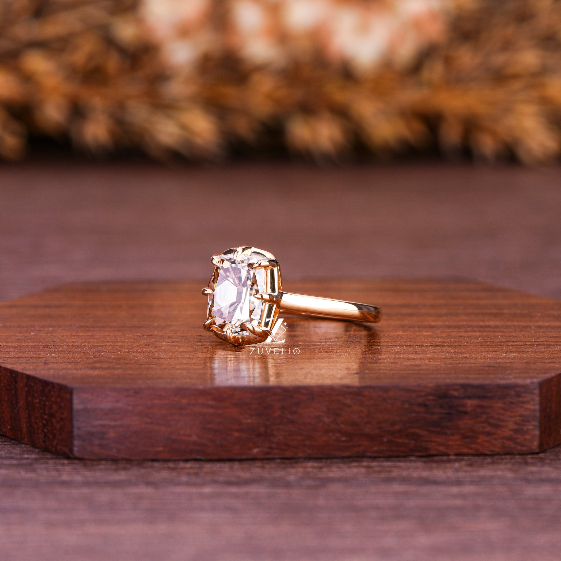 Champagne Moissanite OMC Ring - Zuvelio.com