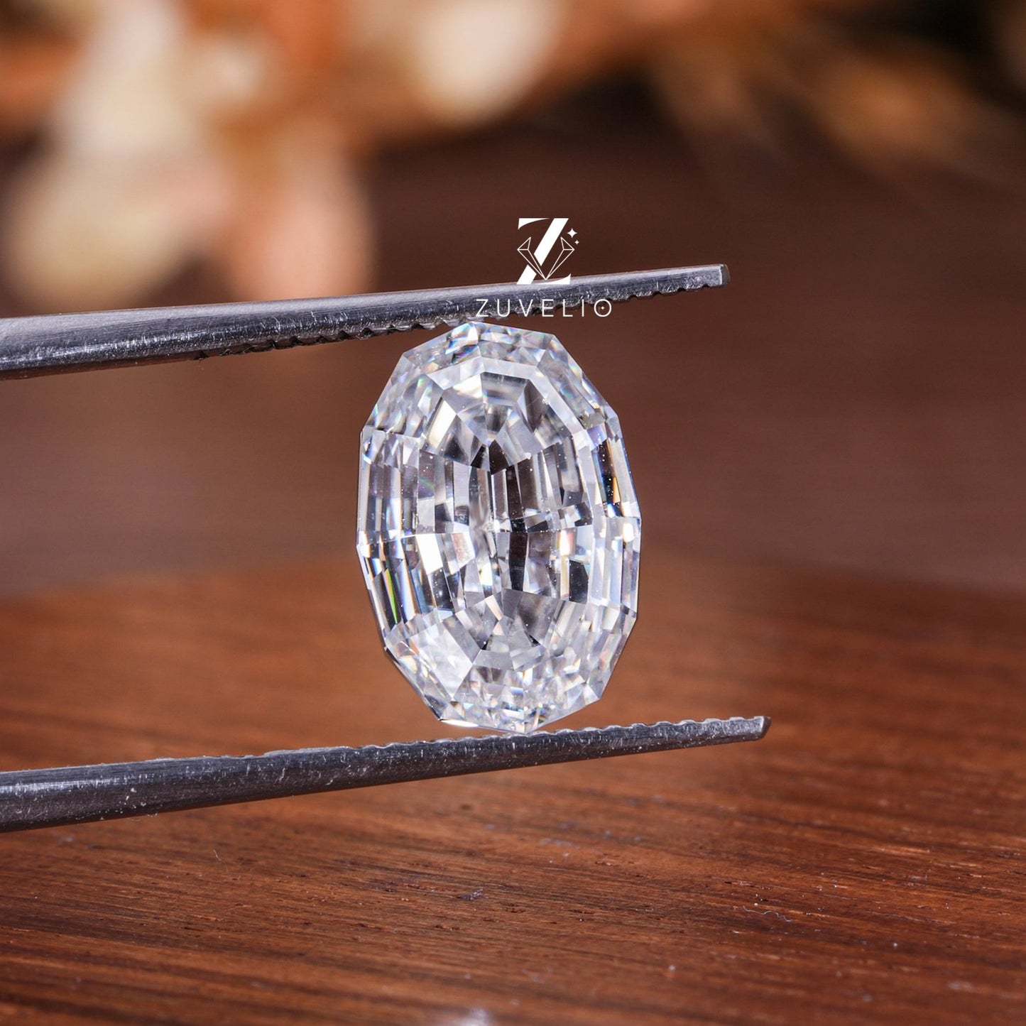 Step Loose Oval Moissanite
