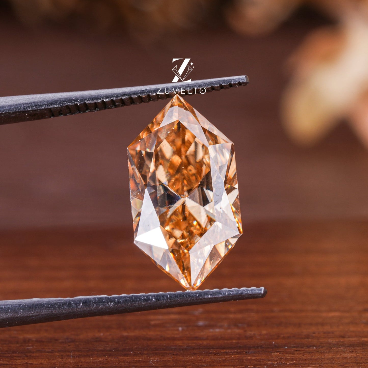 Hexagon Loose Moissanite Cut