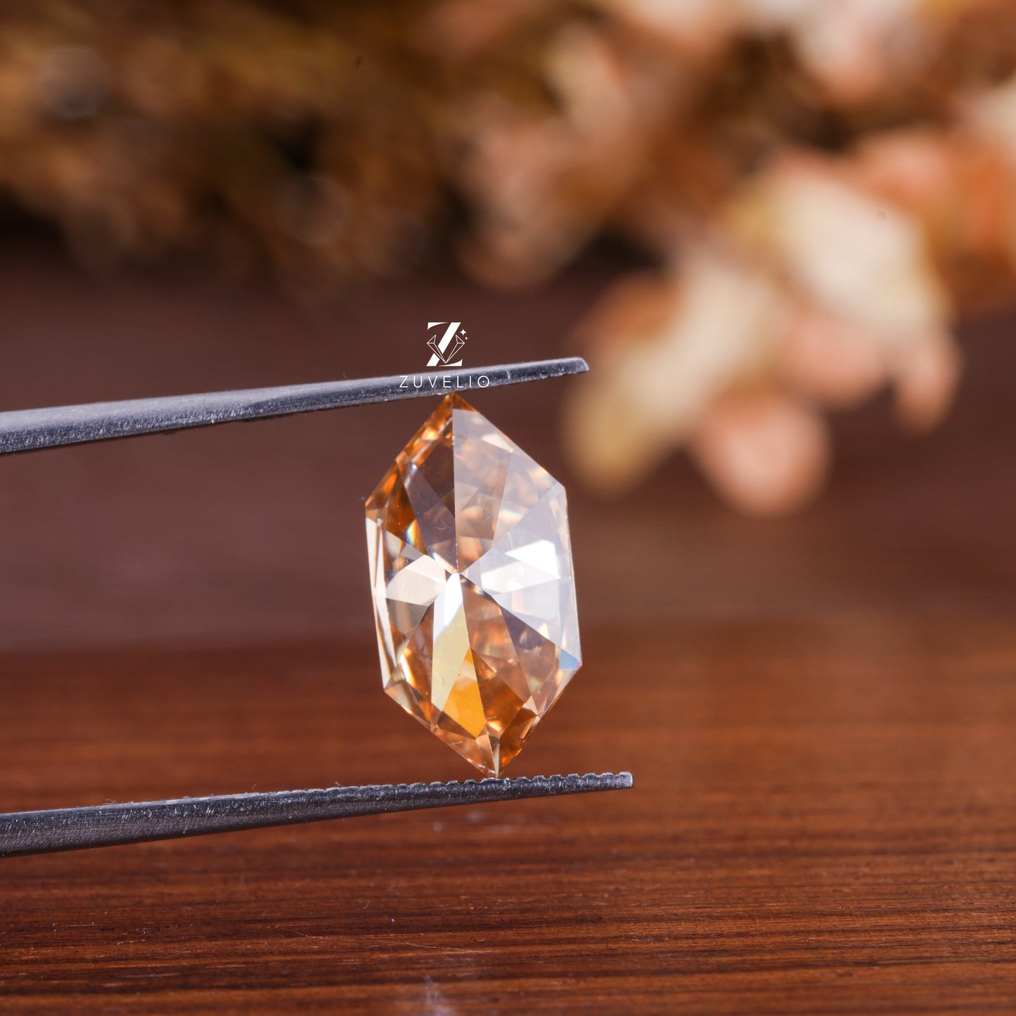 Hexagon Loose Moissanite Cut