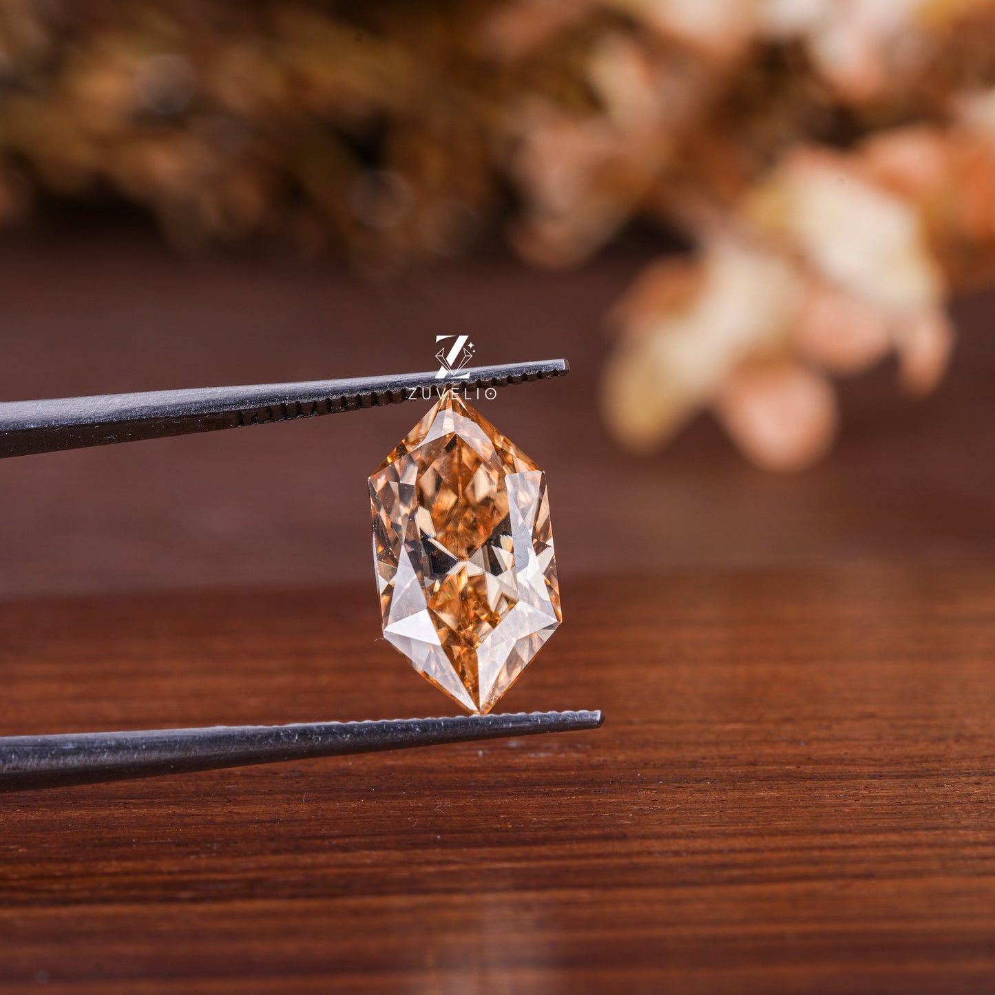 Hexagon Loose Moissanite Cut