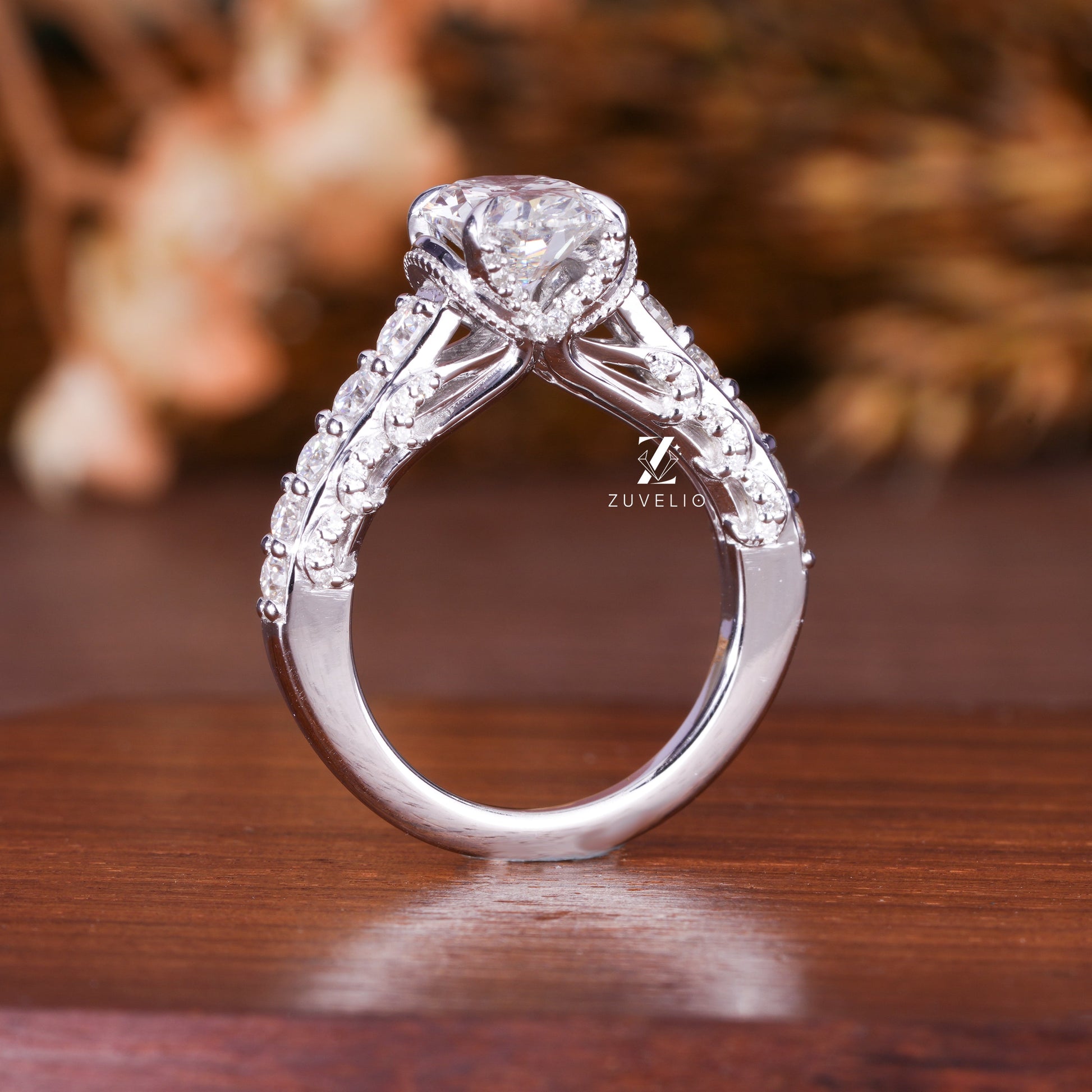 Oval Cut Diamond Ring - Zuvelio.com