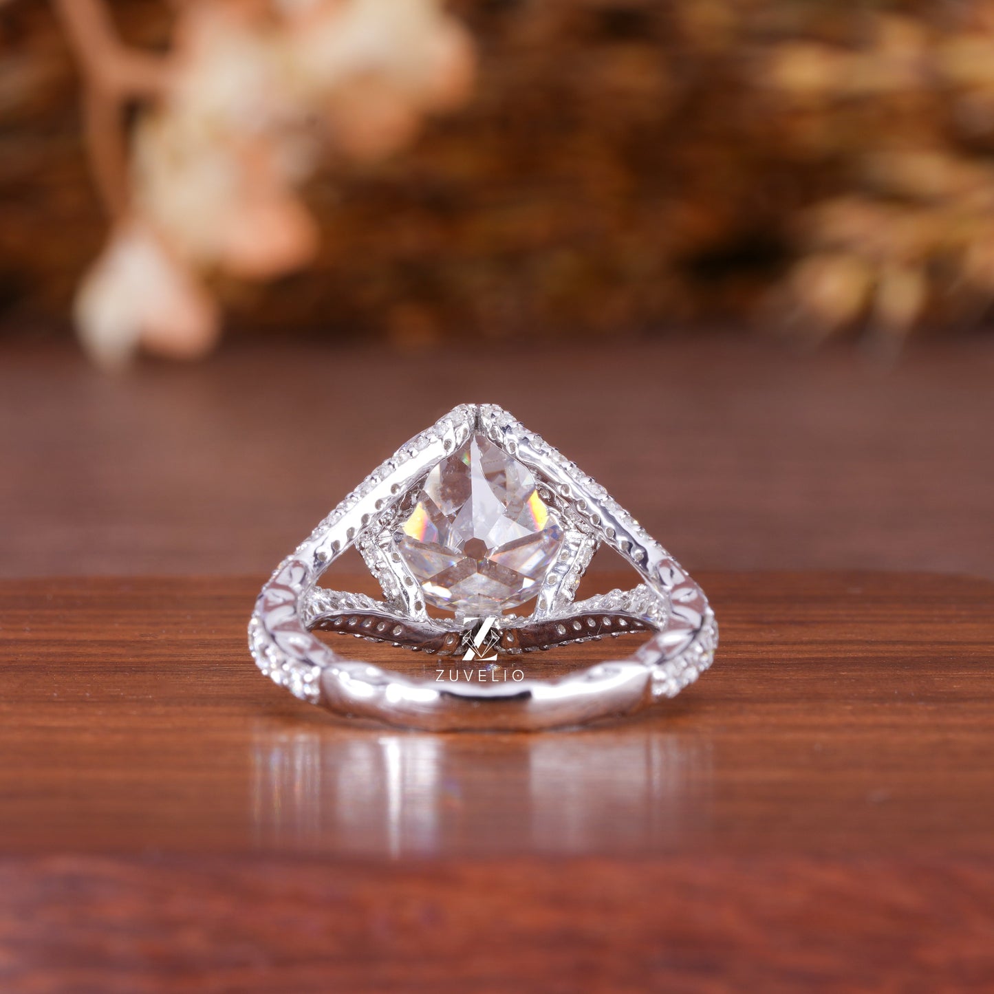 4.06 CTW Old European Cut Ring - Zuvelio.com