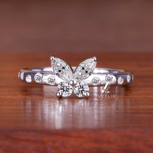 Butterfly Diamond Ring - Zuvelio.com