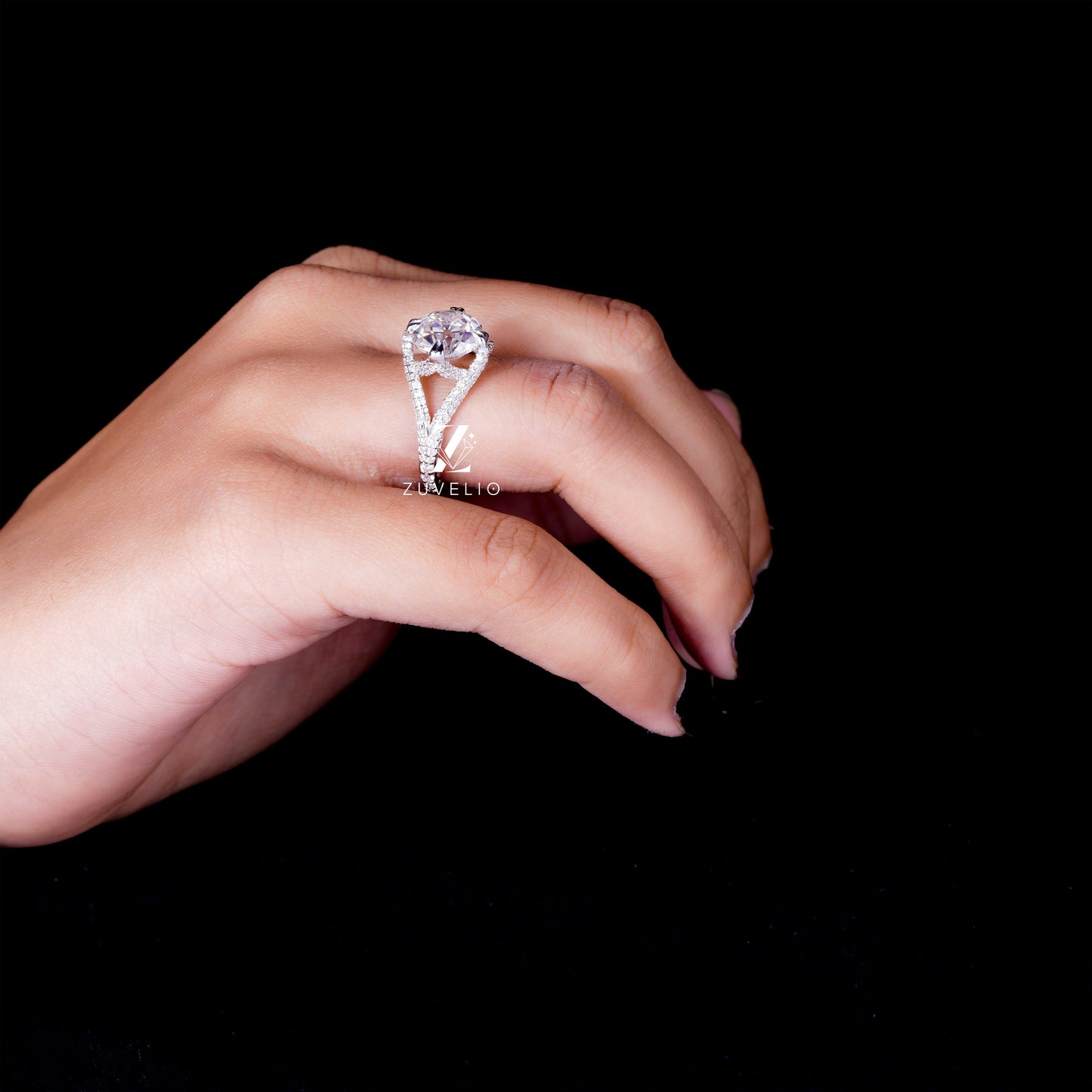 4.06 CTW Old European Cut Ring - Zuvelio.com