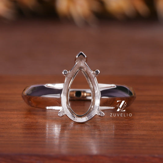 Semi Mount Moissanite Ring