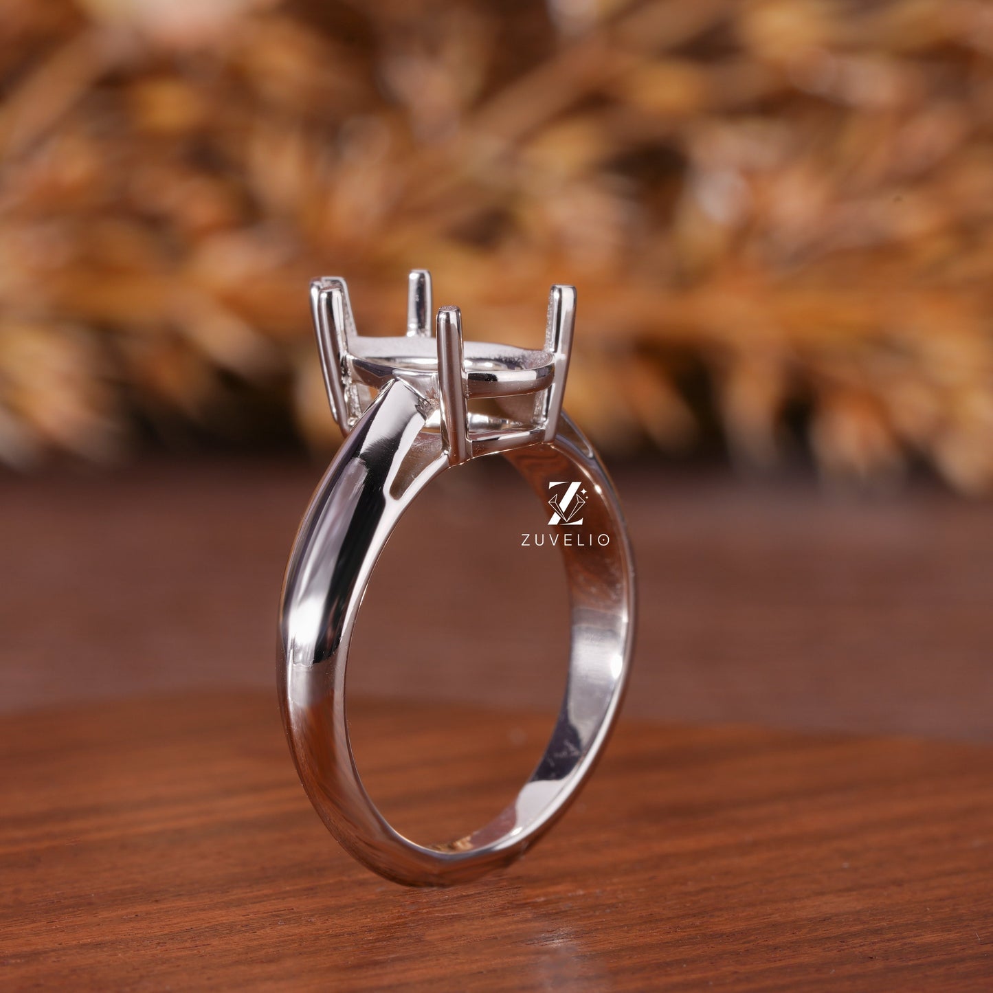 Semi Mount Moissanite Ring