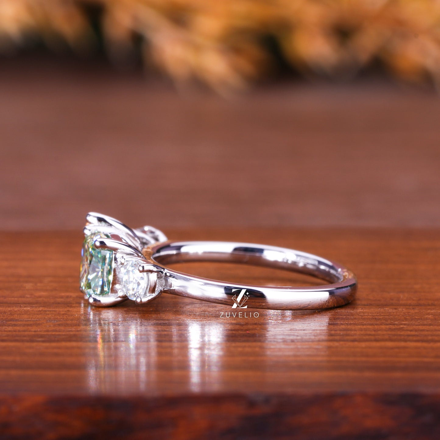 Toi et Moi Moissanite Ring