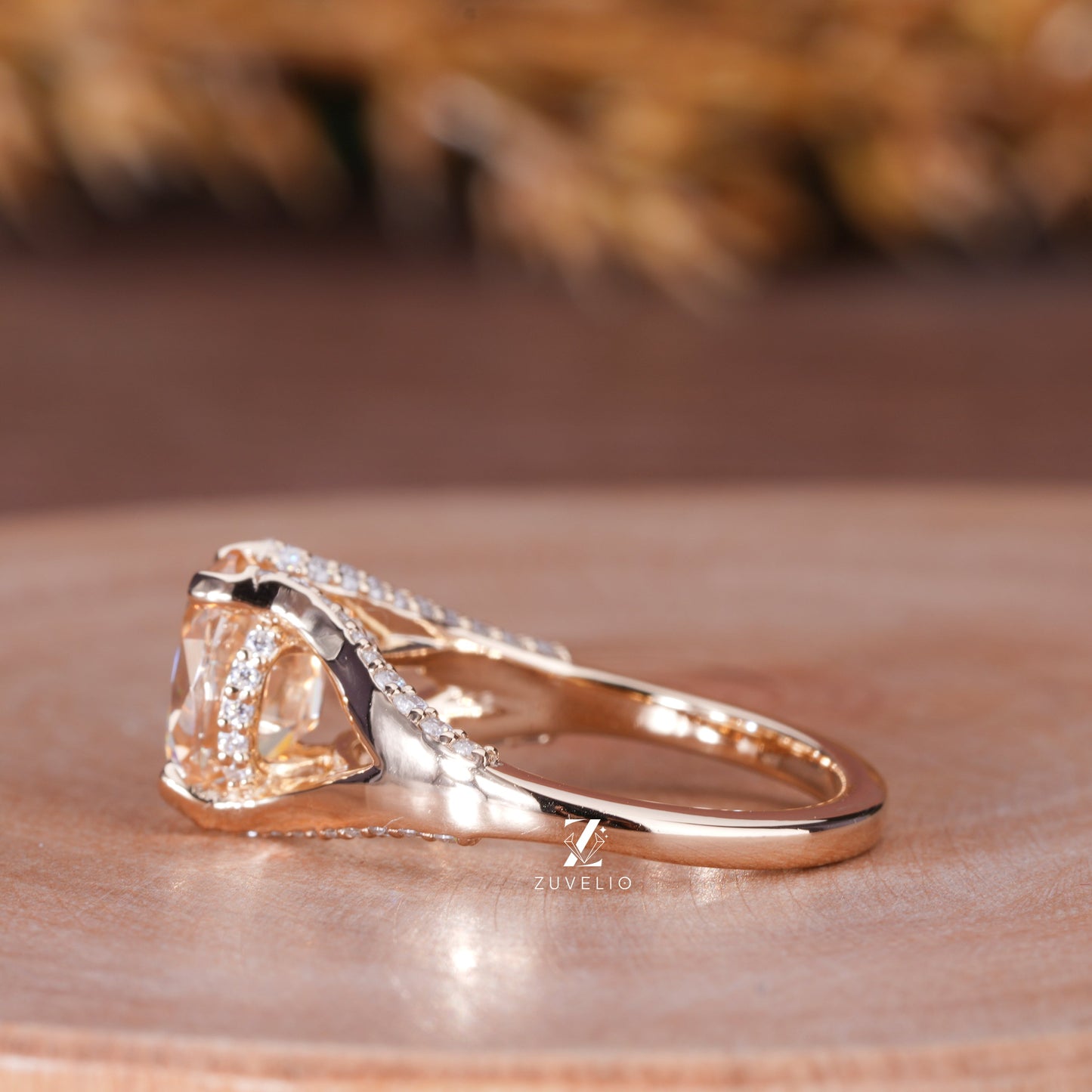 OMC Oval Moissanite Ring