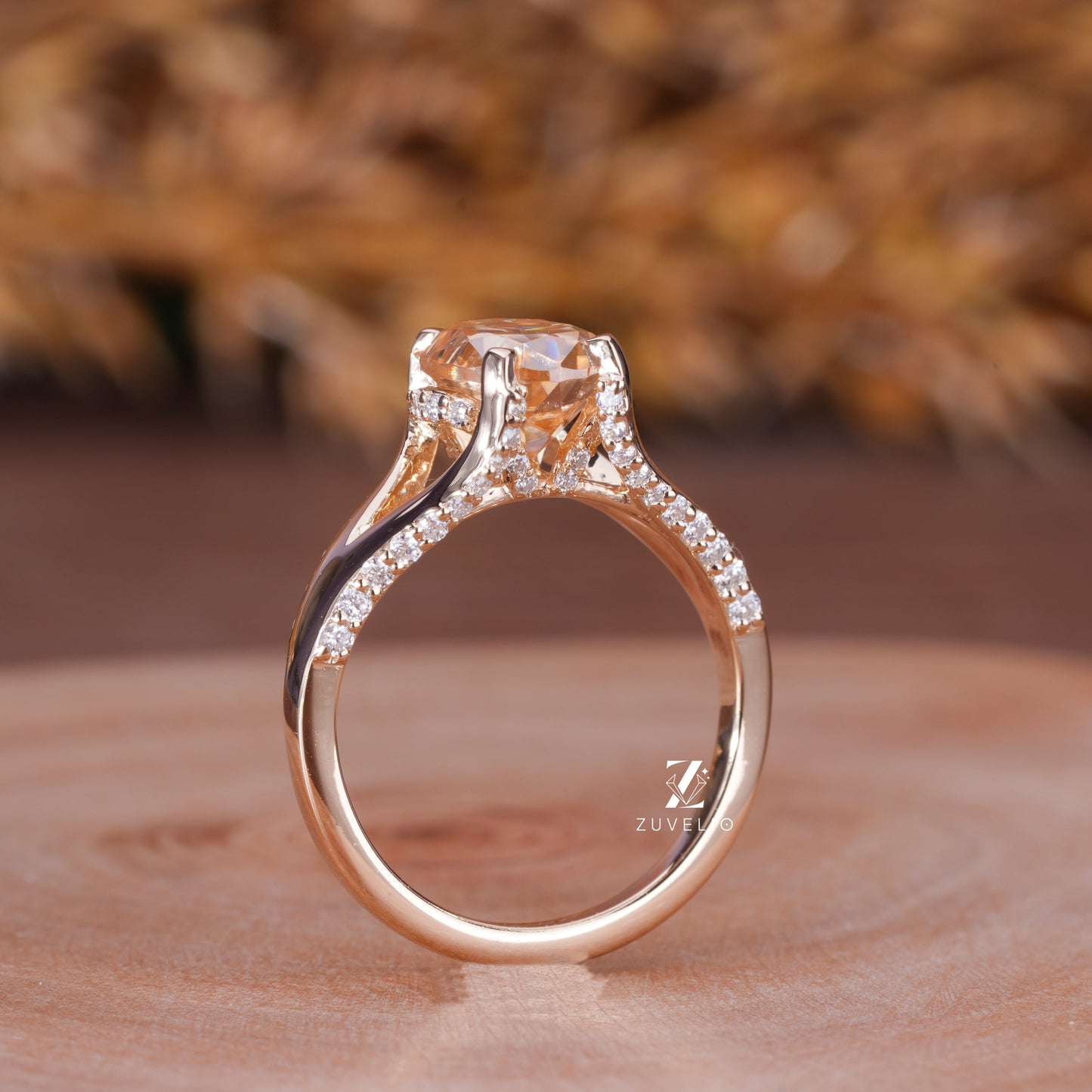 OMC Oval Moissanite Ring