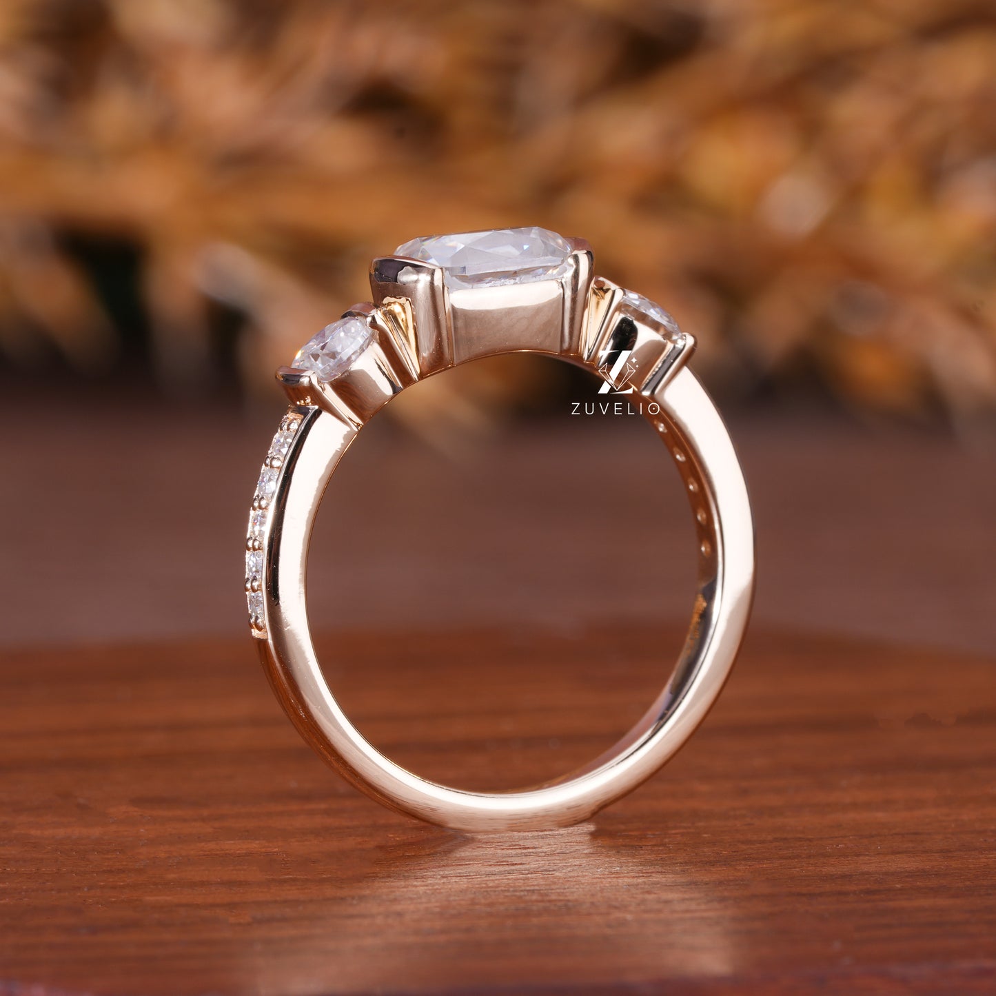 OMC Cushion Engagement Ring
