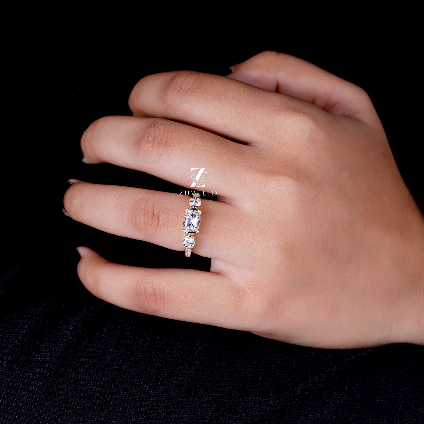 OMC Cushion Engagement Ring