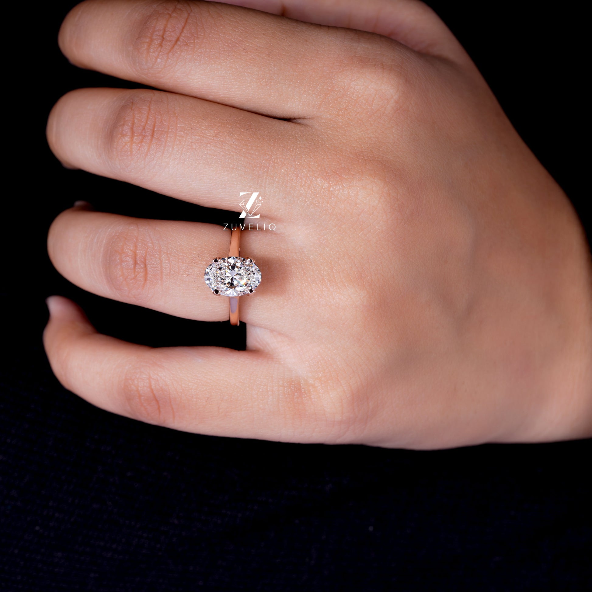 2.30 CTW Oval Cut Lab Grown Diamond