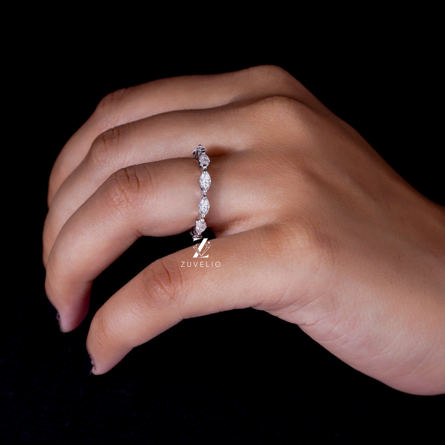 Marquise Full Eternity Band