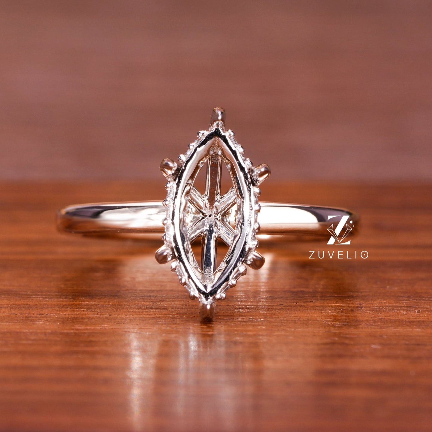 Marquise Semi Mount Ring