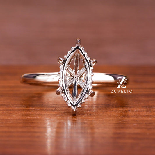Marquise Semi Mount Ring