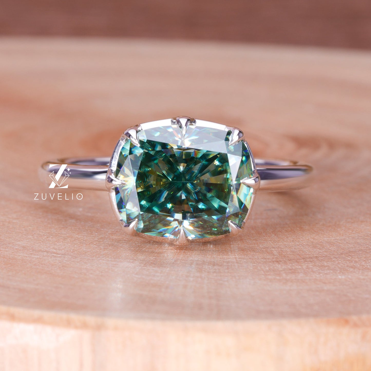 East West Cushion Ring