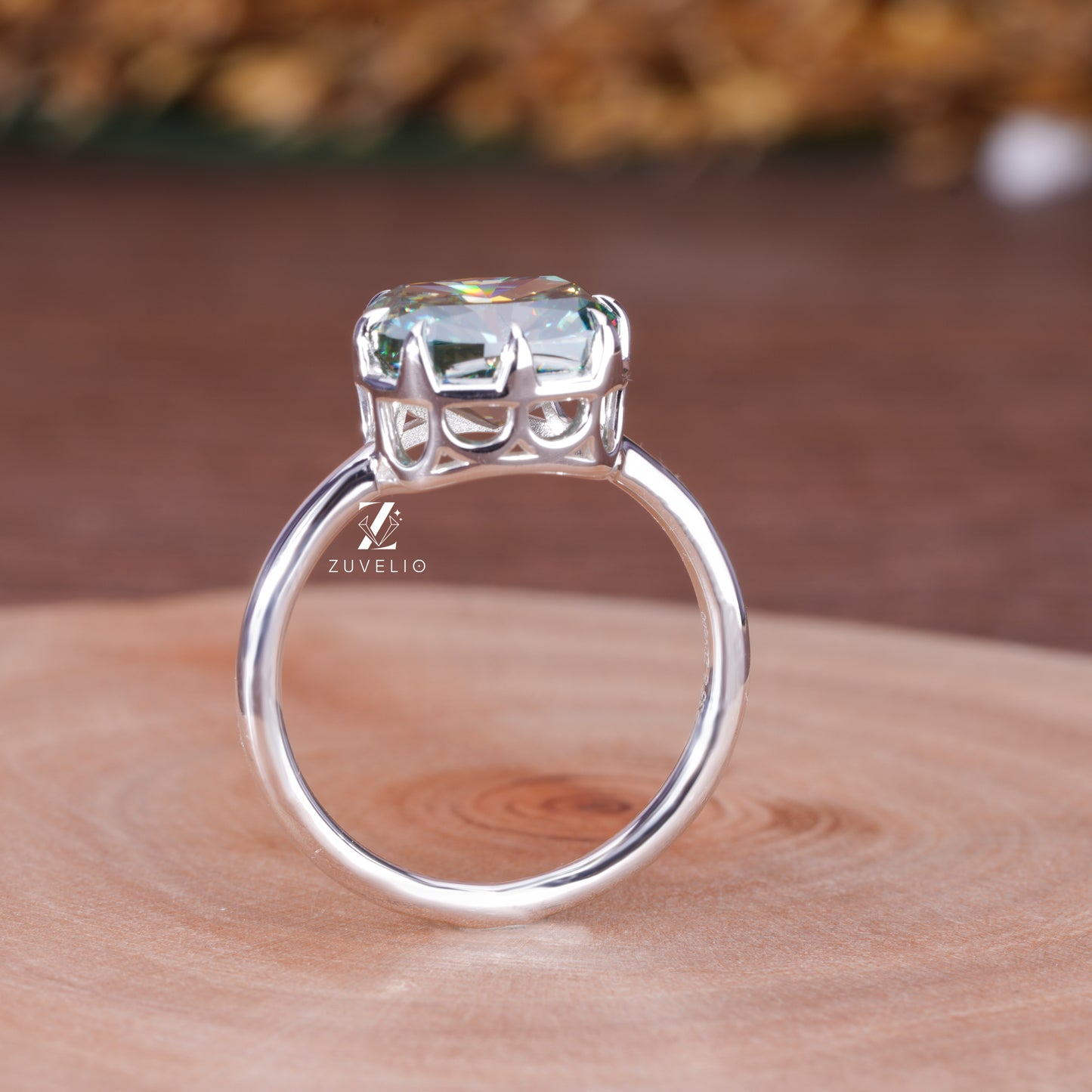 East West Cushion Ring
