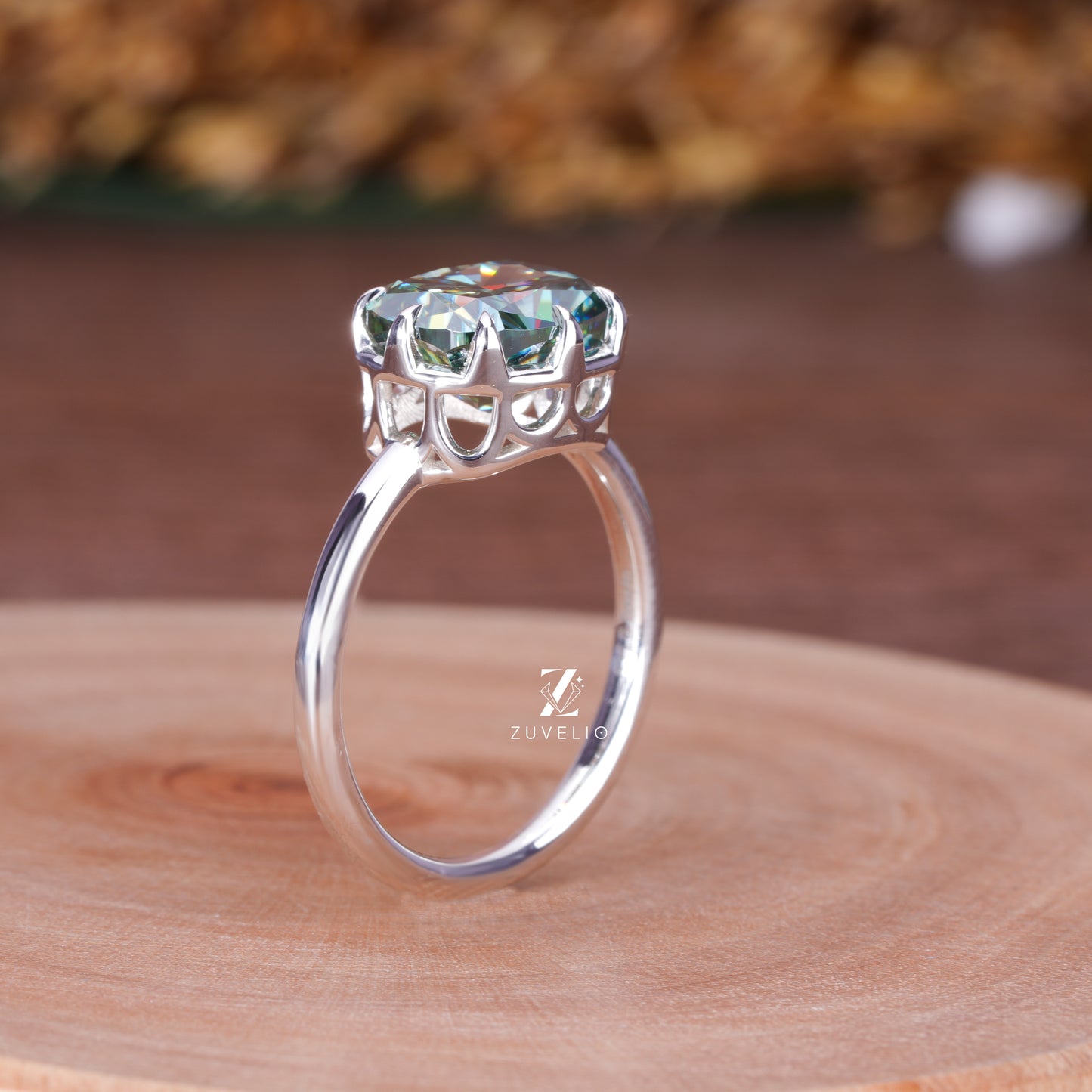 East West Cushion Ring