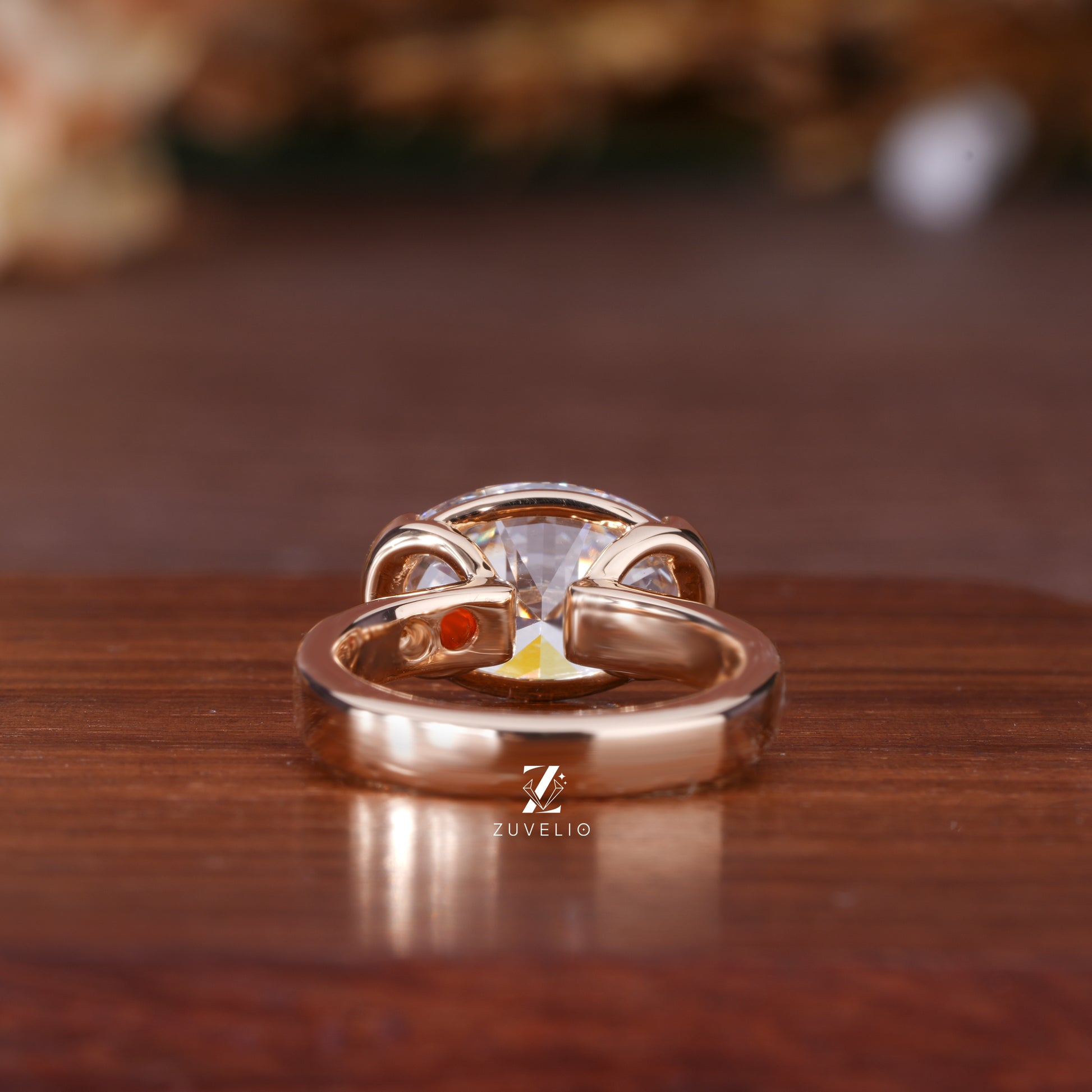 Oval Lab Diamond Engagement Ring