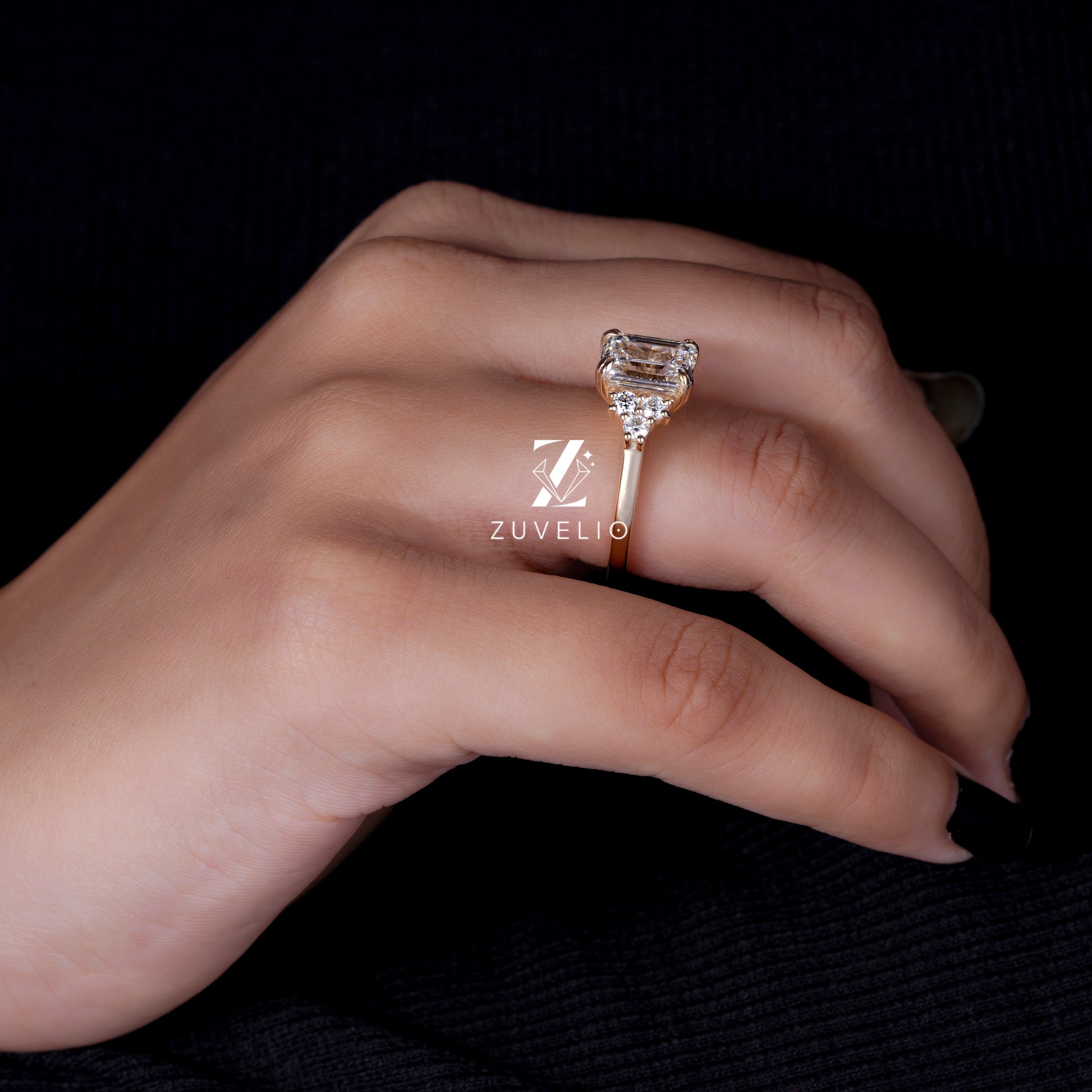 Emerald Cut Lab Grown Diamond