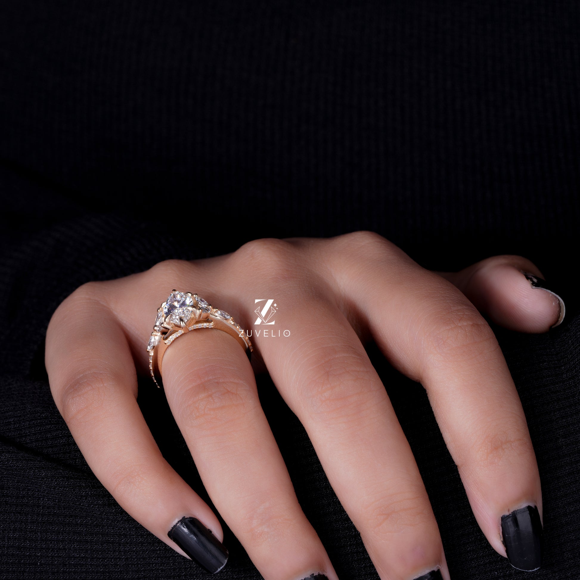 Marquise Lab Grown Diamond Ring