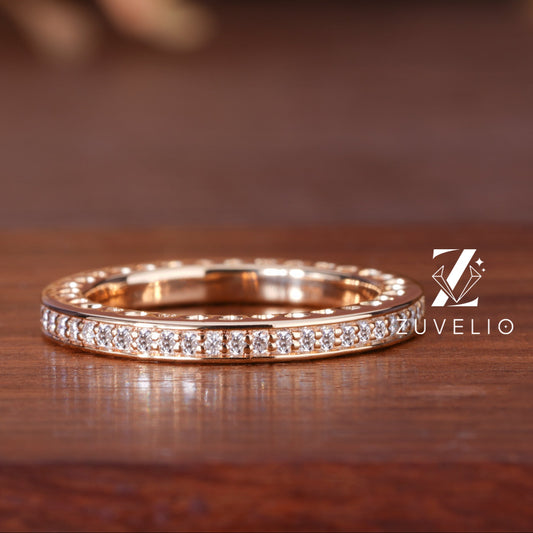 Moissanite Eternity Band