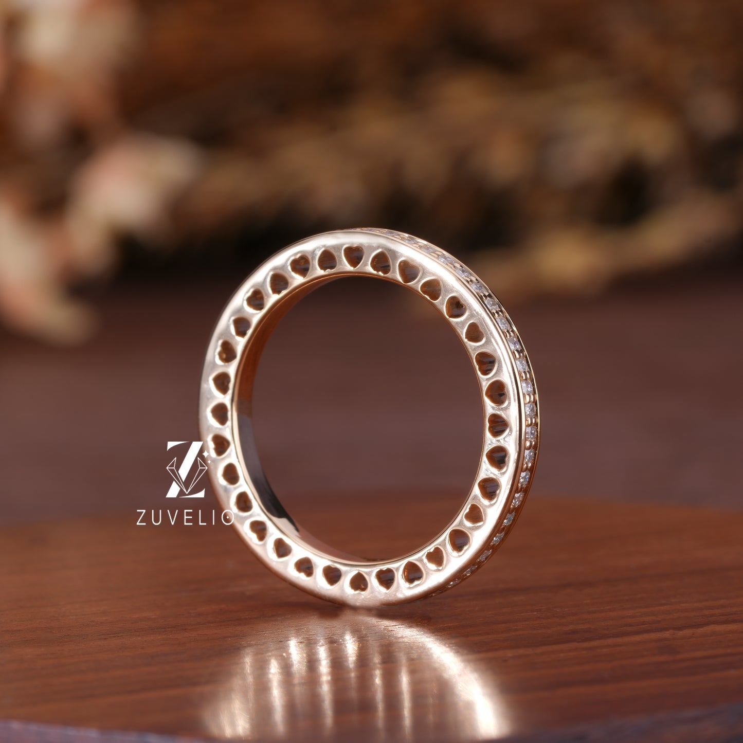 Moissanite Eternity Band
