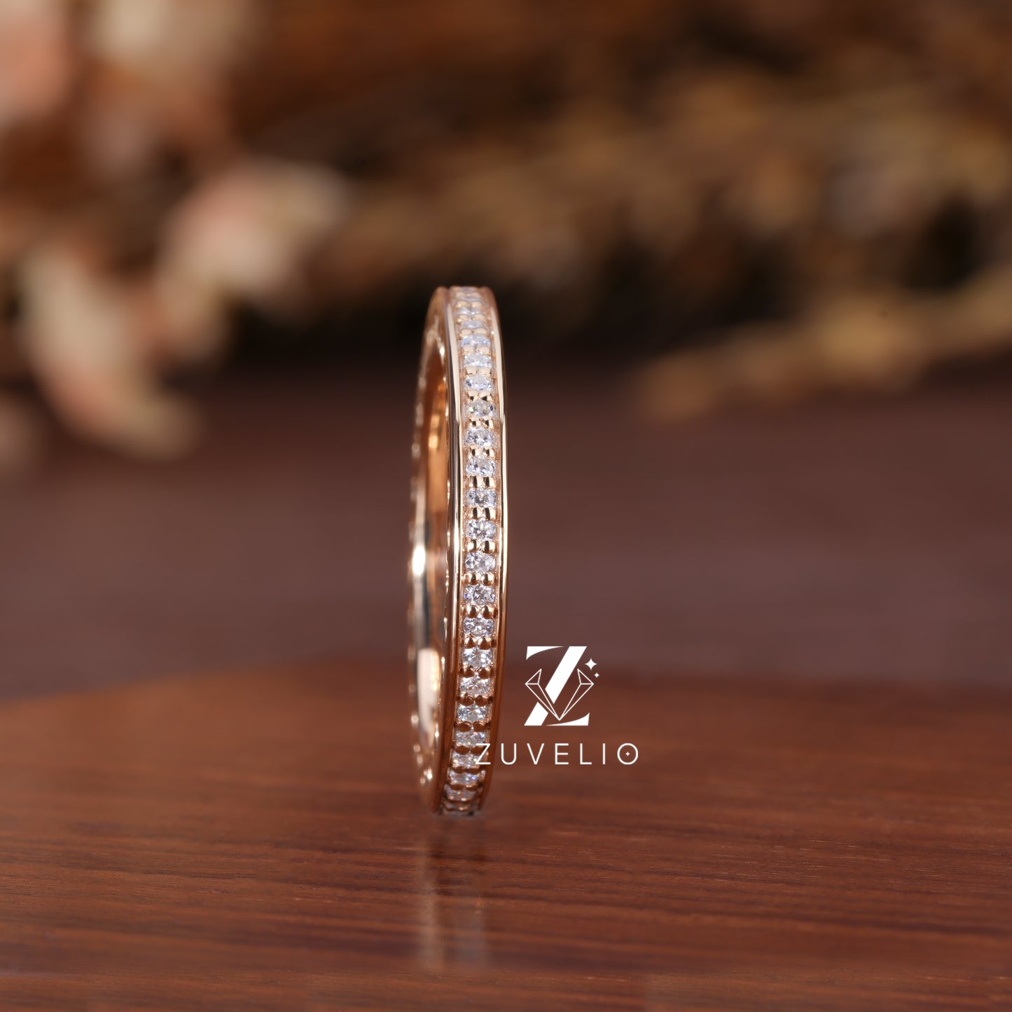 Moissanite Eternity Band