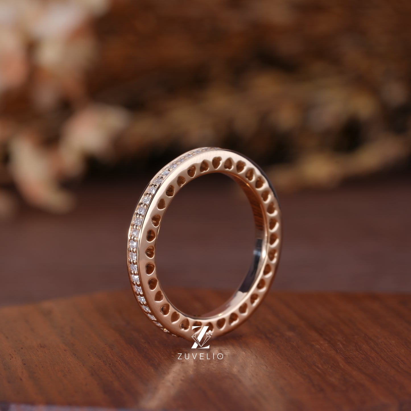 Moissanite Eternity Band